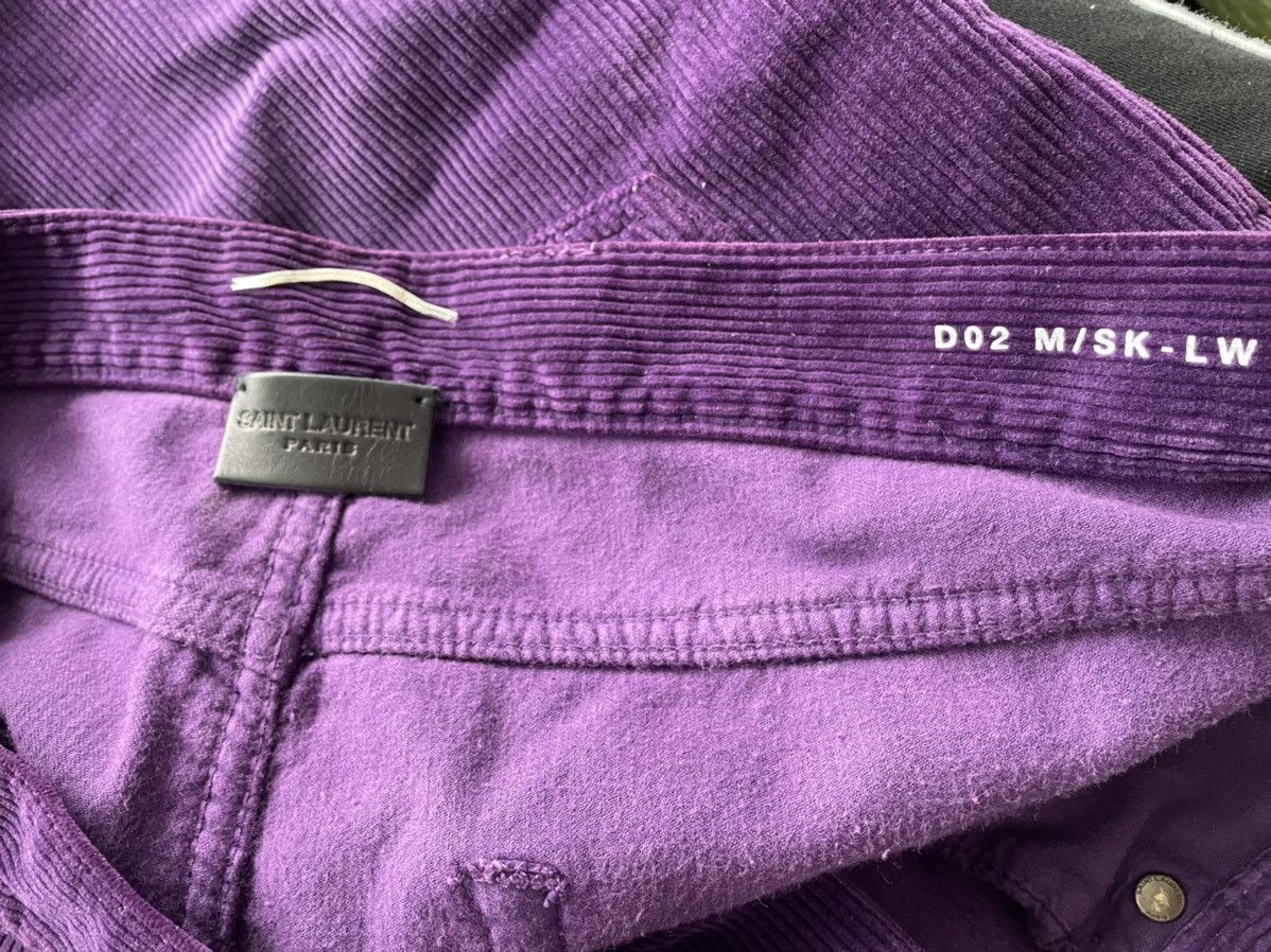 Hedi Slimane × Saint Laurent Paris × Yves Saint Laurent SoldOut Iconic Classic LowWaist Runway Corduroy Skinny Pant Size US 34 / EU 50 - 20 Thumbnail