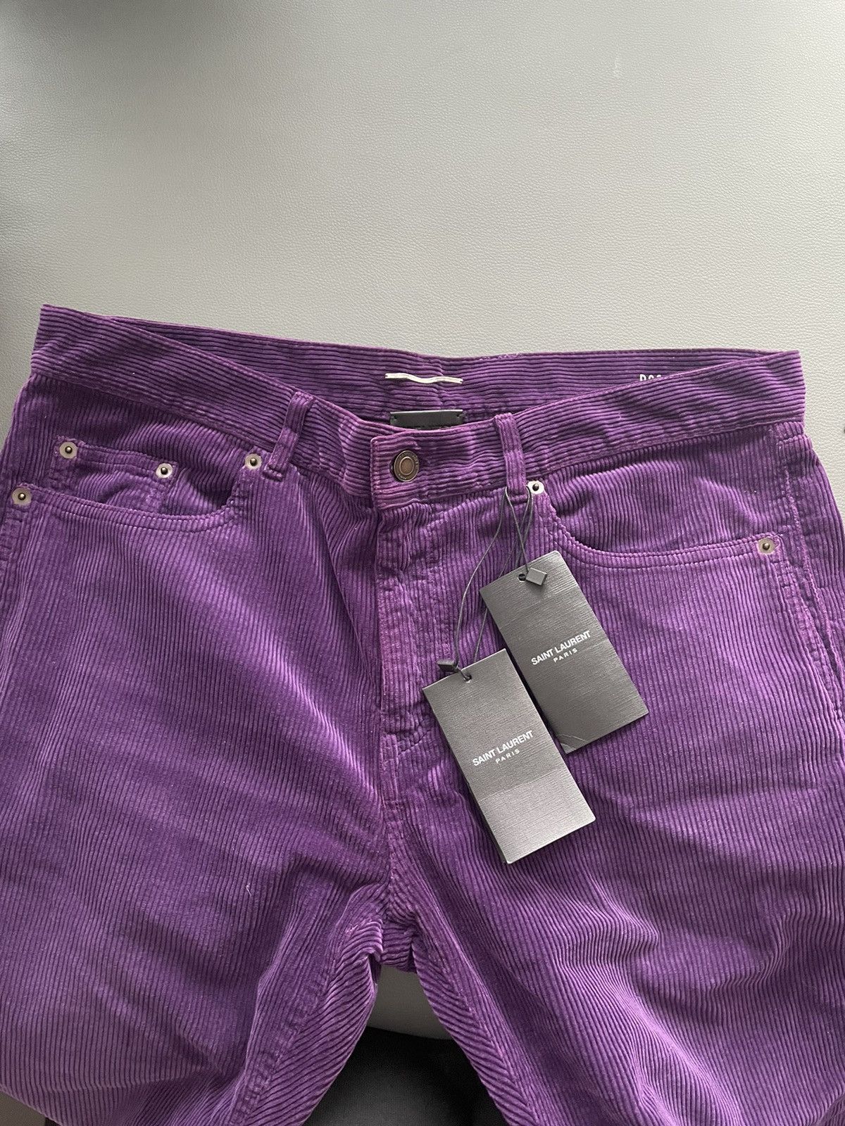 Hedi Slimane × Saint Laurent Paris × Yves Saint Laurent SoldOut Iconic Classic LowWaist Runway Corduroy Skinny Pant Size US 34 / EU 50 - 22 Thumbnail