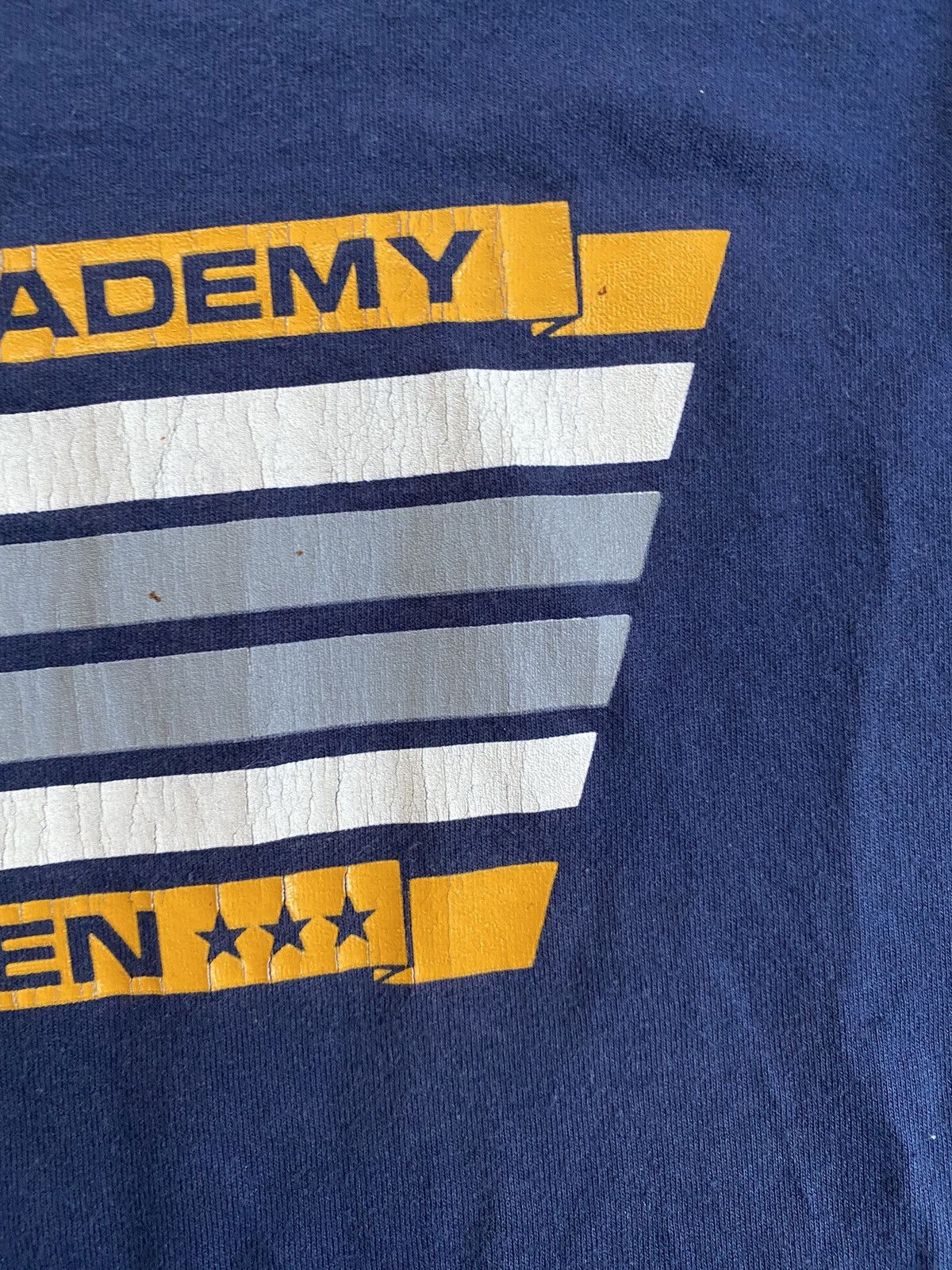 NCAA Vintage 80’s US Naval Academy Midshipmen Single Stitch Tee Size US L / EU 52-54 / 3 - 4 Thumbnail