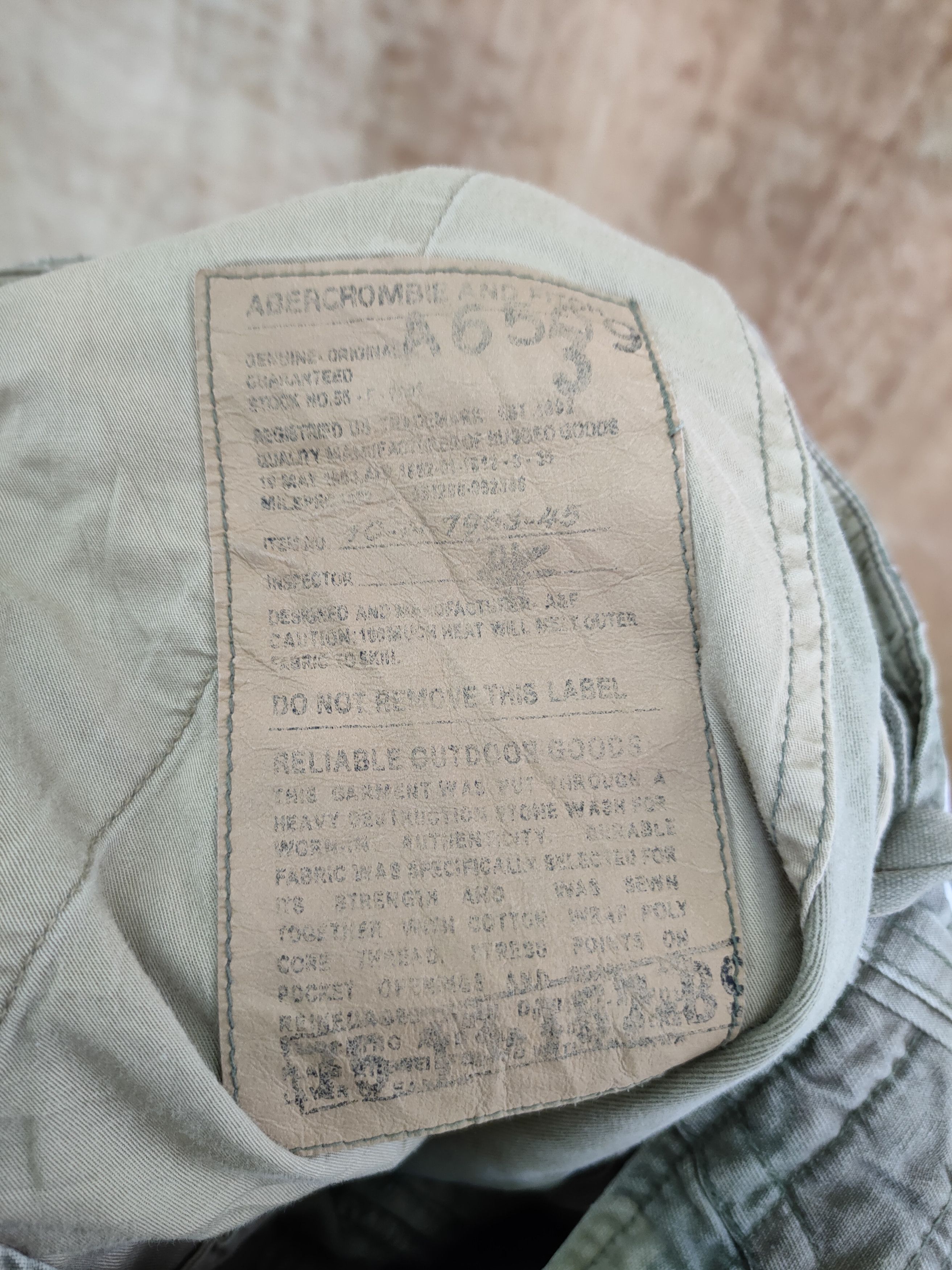 Abercrombie & Fitch DLL Abercrombie camo military multipocket cargo pants #182 Size US 31 - 13 Thumbnail