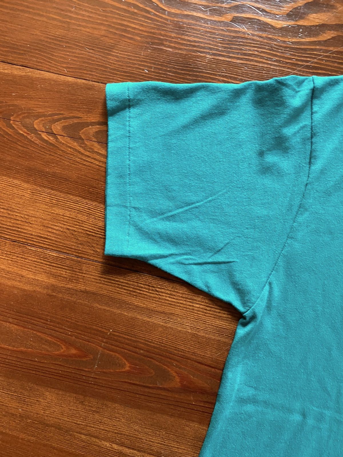 Jerzees Vintage 90’s Footloose Stage Production Teal Tee Shirt Size US L / EU 52-54 / 3 - 7 Thumbnail