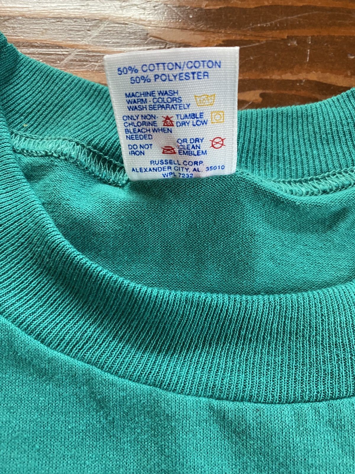 Jerzees Vintage 90’s Footloose Stage Production Teal Tee Shirt Size US L / EU 52-54 / 3 - 9 Thumbnail