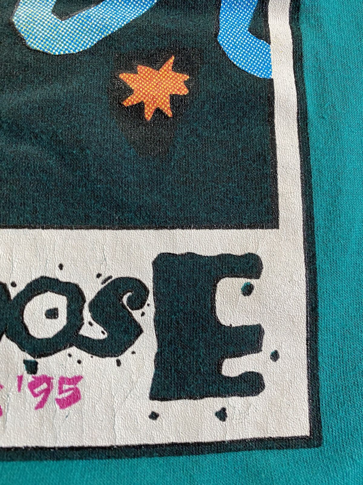 Jerzees Vintage 90’s Footloose Stage Production Teal Tee Shirt Size US L / EU 52-54 / 3 - 5 Thumbnail