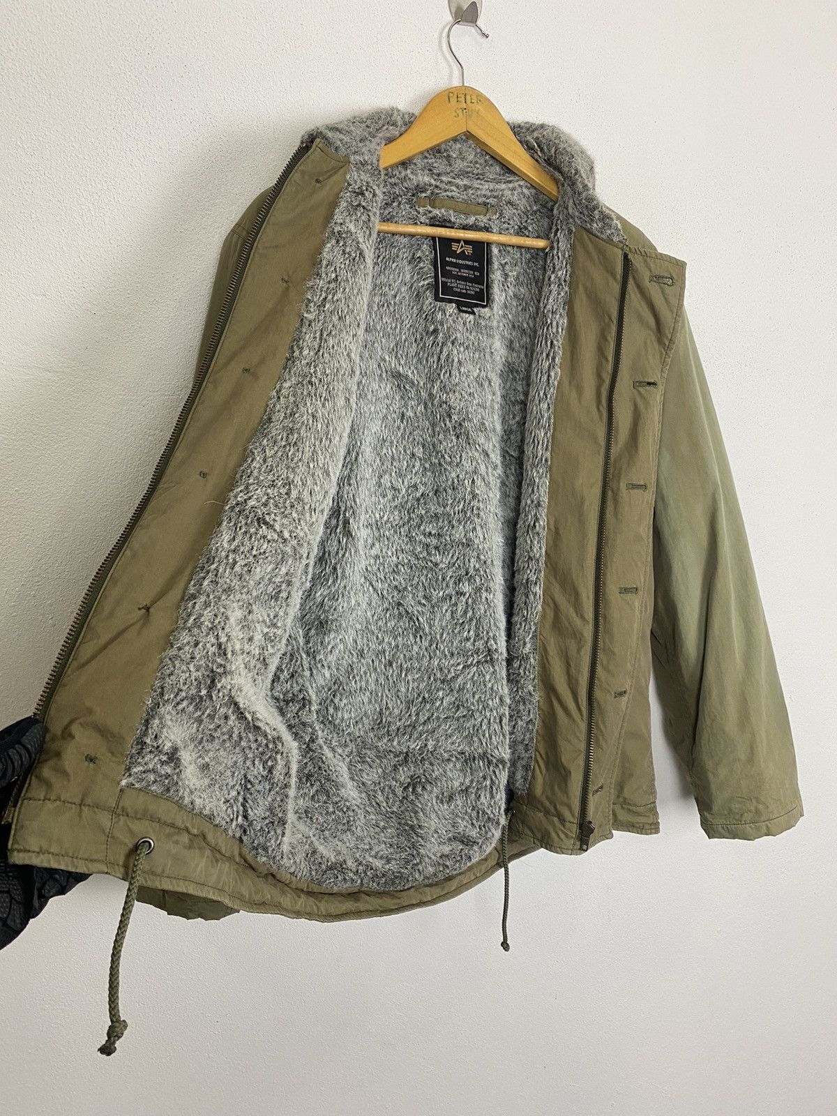 Alpha Industries ALPHA INDUSTRIES JACKET MOHAIR LINING Size US L / EU 52-54 / 3 - 6 Thumbnail