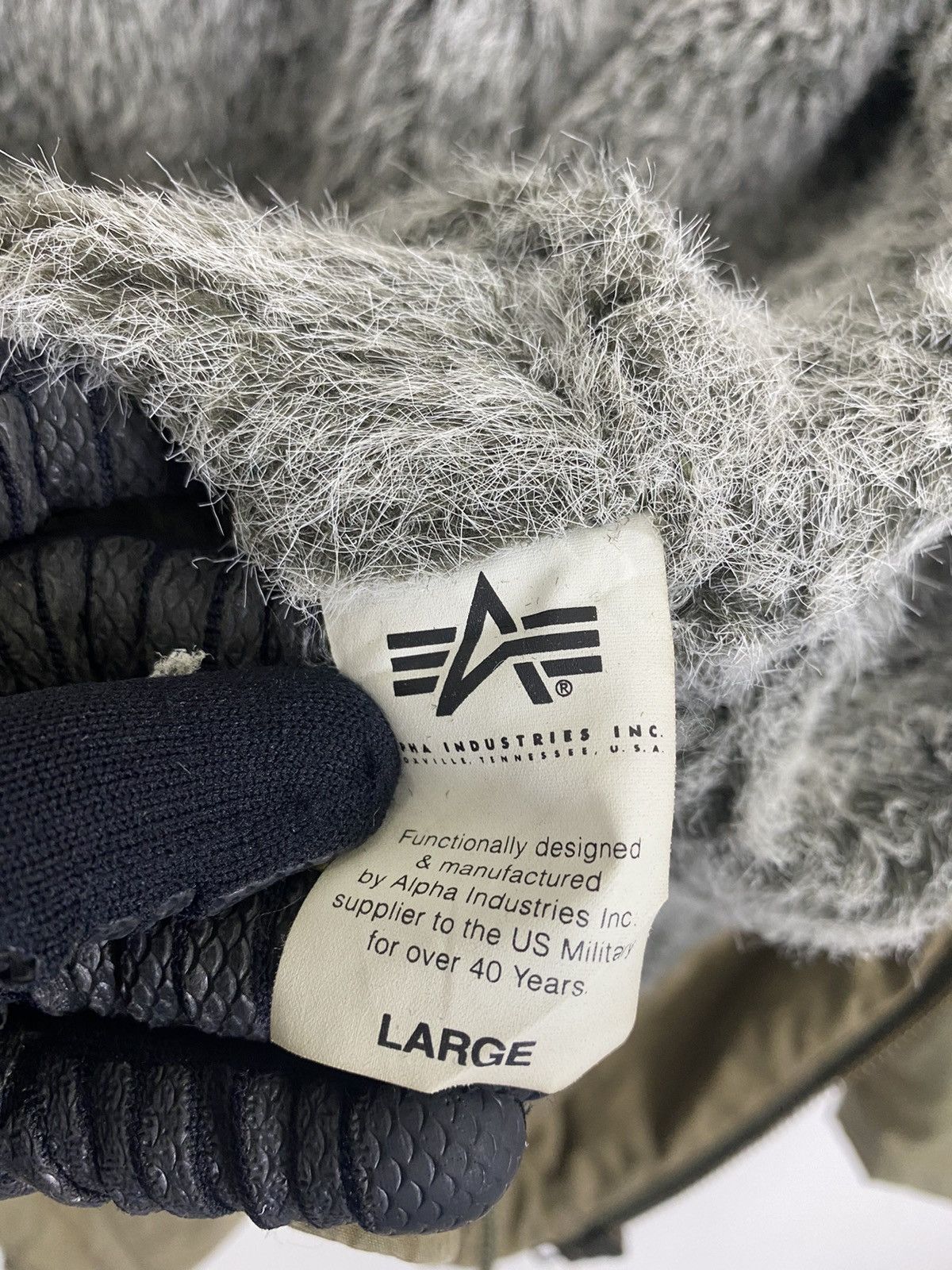 Alpha Industries ALPHA INDUSTRIES JACKET MOHAIR LINING Size US L / EU 52-54 / 3 - 13 Thumbnail