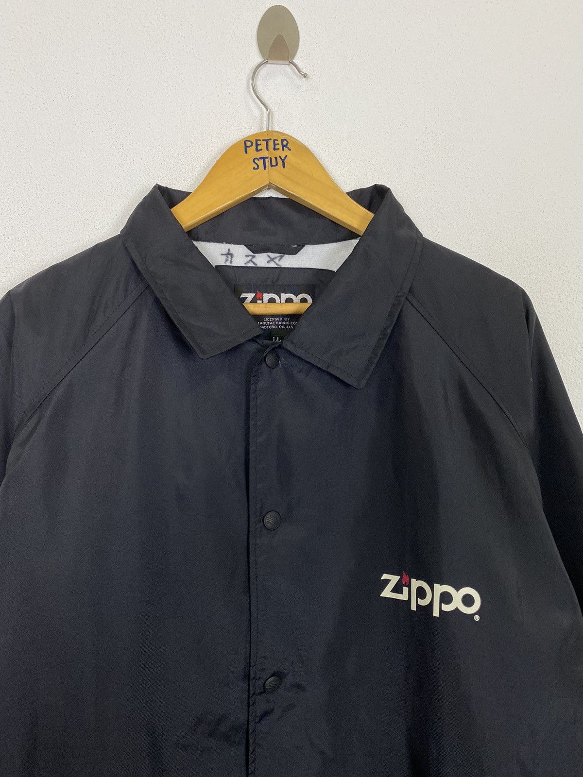 Vintage × Zippo VINTAGE ZIPPO NYLON JACKET Size US L / EU 52-54 / 3 - 4 Thumbnail