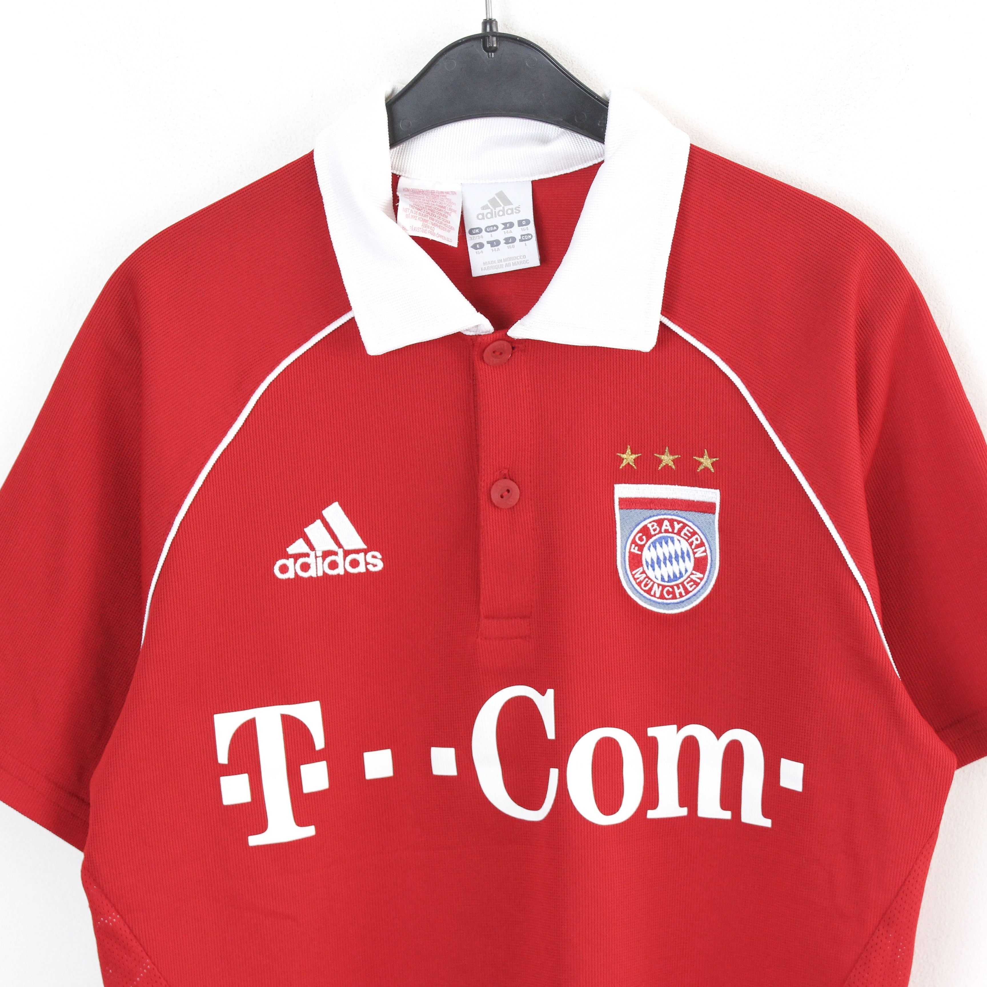 Adidas Bayern Munich Youth L Kids UK 32/34 Soccer Jersey 2005 2006 Size US XXS / EU 40 - 2 Thumbnail