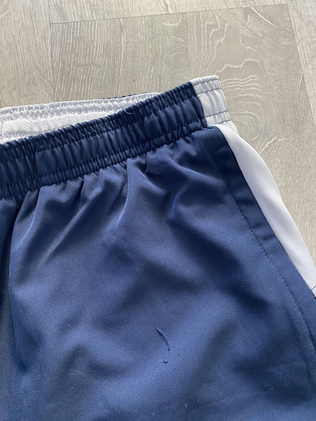 Nike × Vintage Nike vintage navy track pants small swoosh Size US 30 / EU 46 - 4 Thumbnail