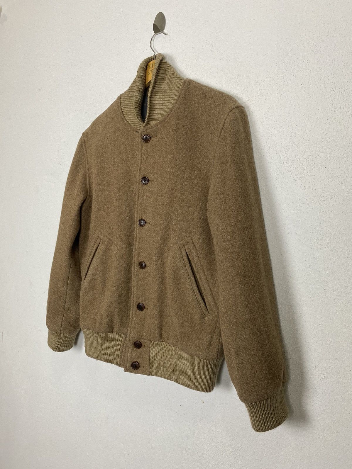 SHIPS WIND STOPPER WOOL VARSITY JACKET