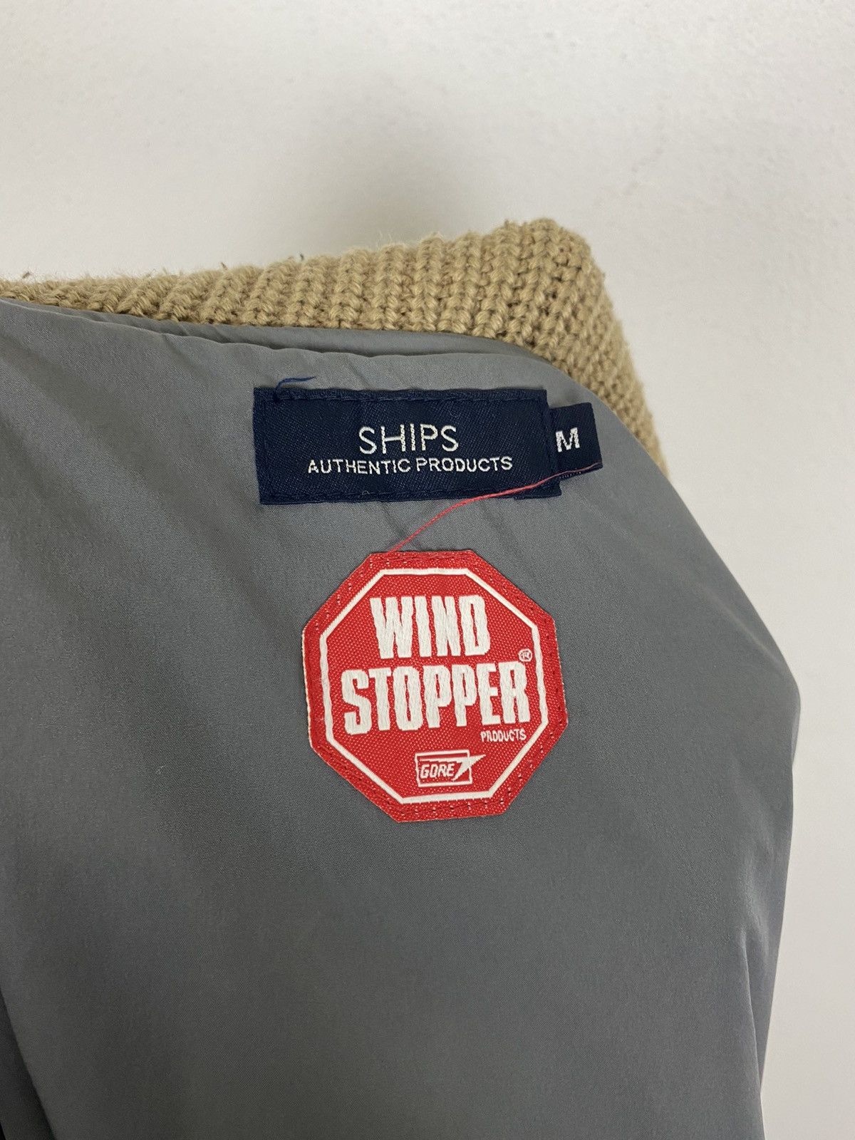 SHIPS WIND STOPPER WOOL VARSITY JACKET