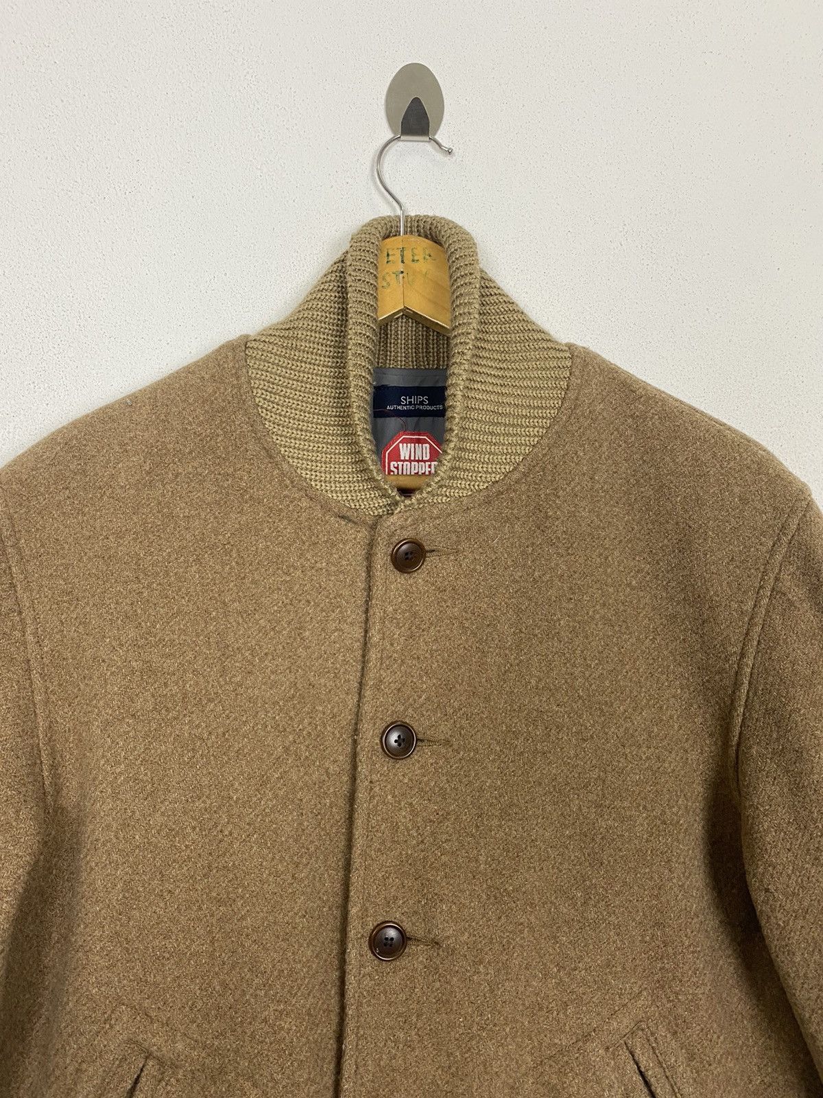 SHIPS WIND STOPPER WOOL VARSITY JACKET