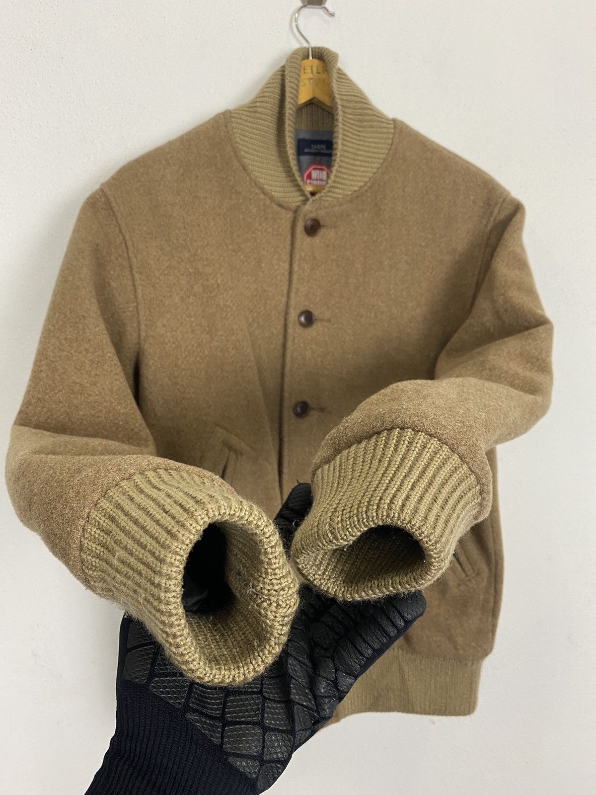 SHIPS WIND STOPPER WOOL VARSITY JACKET