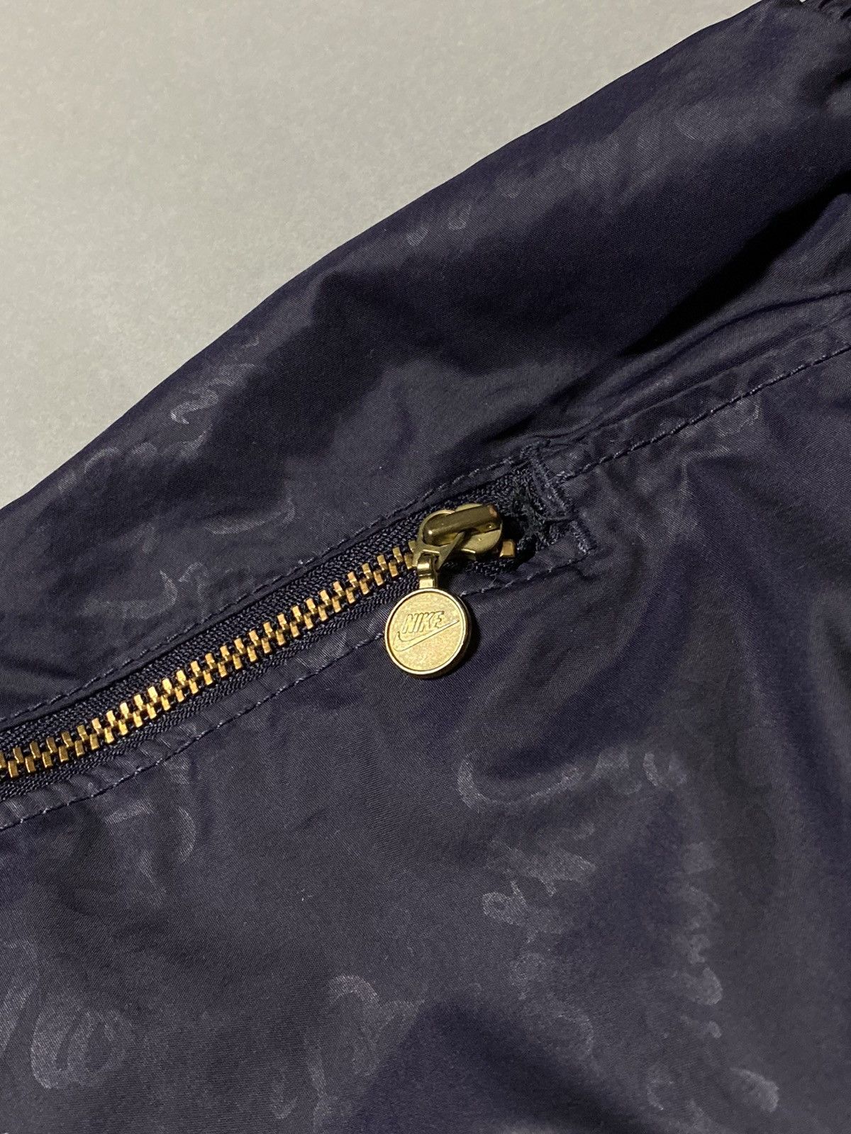Nike × Vintage Nike vintage navy track pants small logo swoosh 2000s Size US 30 / EU 46 - 4 Thumbnail