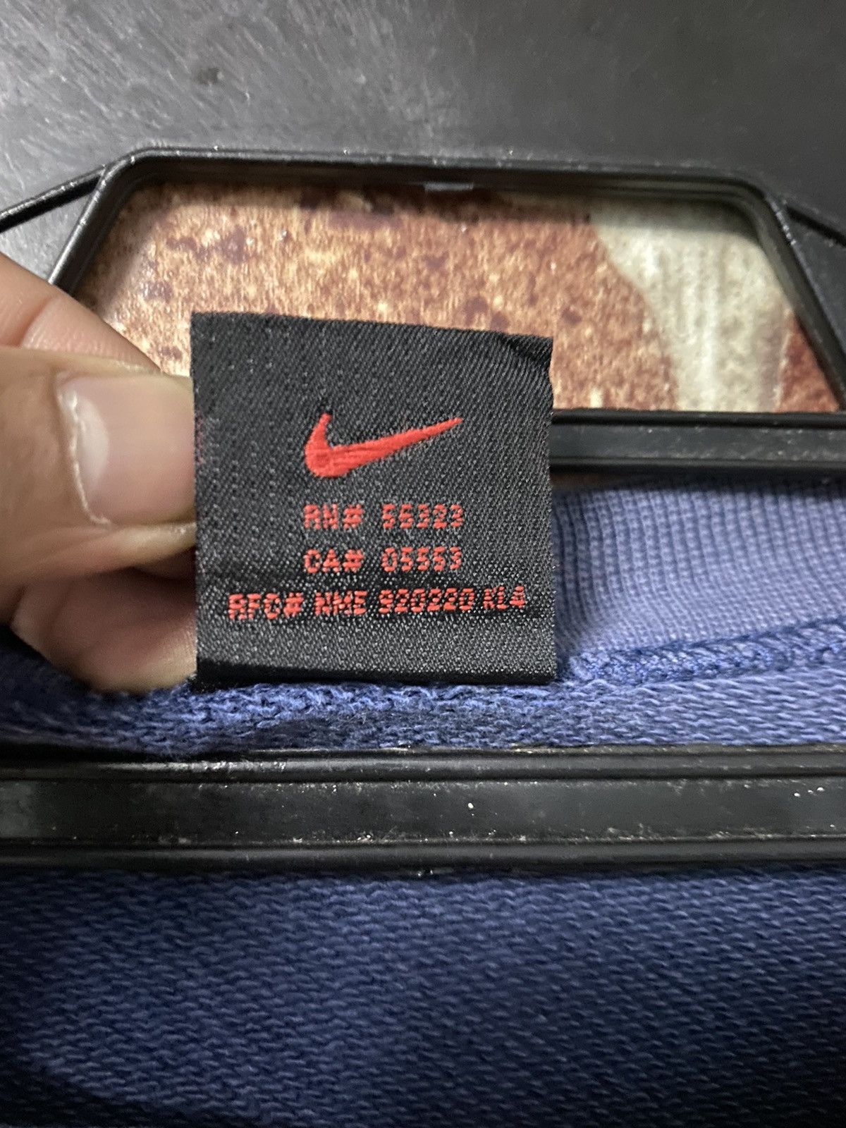 Nike × Vintage 🔥RARE🔥VINTAGE NIKE SMALL LOGO MENS SWEATER Size US L / EU 52-54 / 3 - 5 Thumbnail