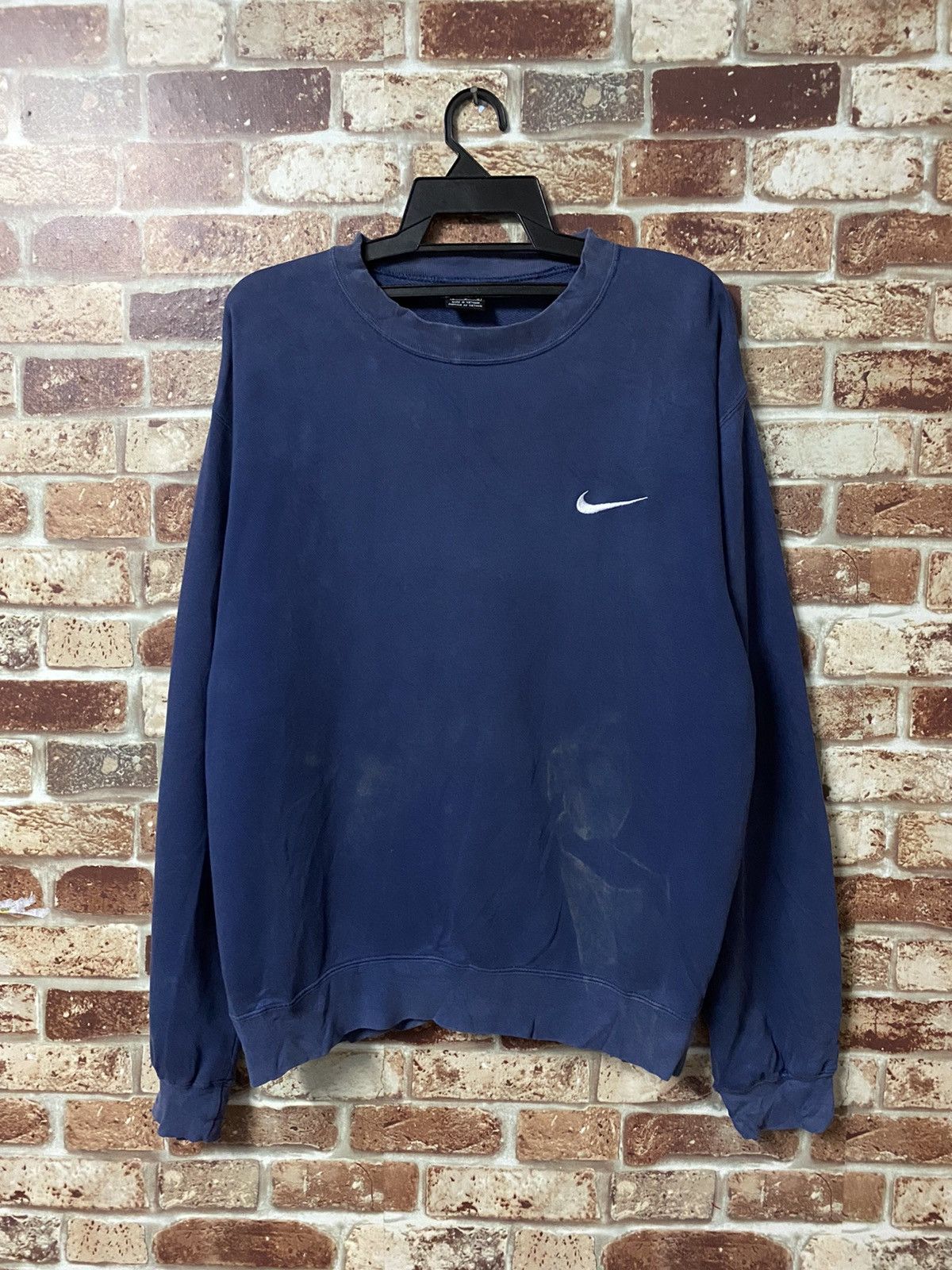 Nike × Vintage 🔥RARE🔥VINTAGE NIKE SMALL LOGO MENS SWEATER Size US L / EU 52-54 / 3 - 1 Thumbnail