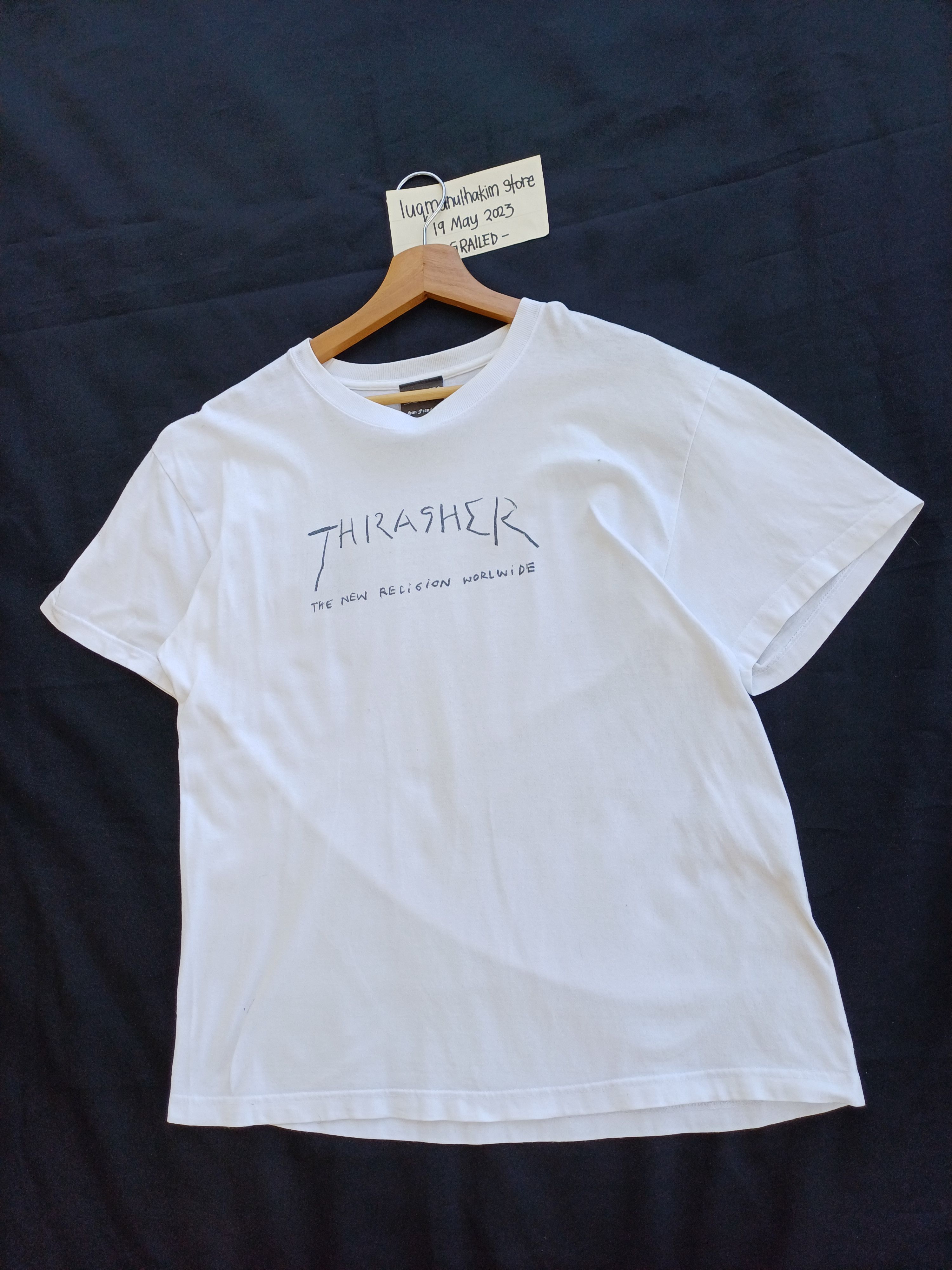 Thrasher Rare Thrasher Spellout Tshirt Size US L / EU 52-54 / 3 - 3 Thumbnail