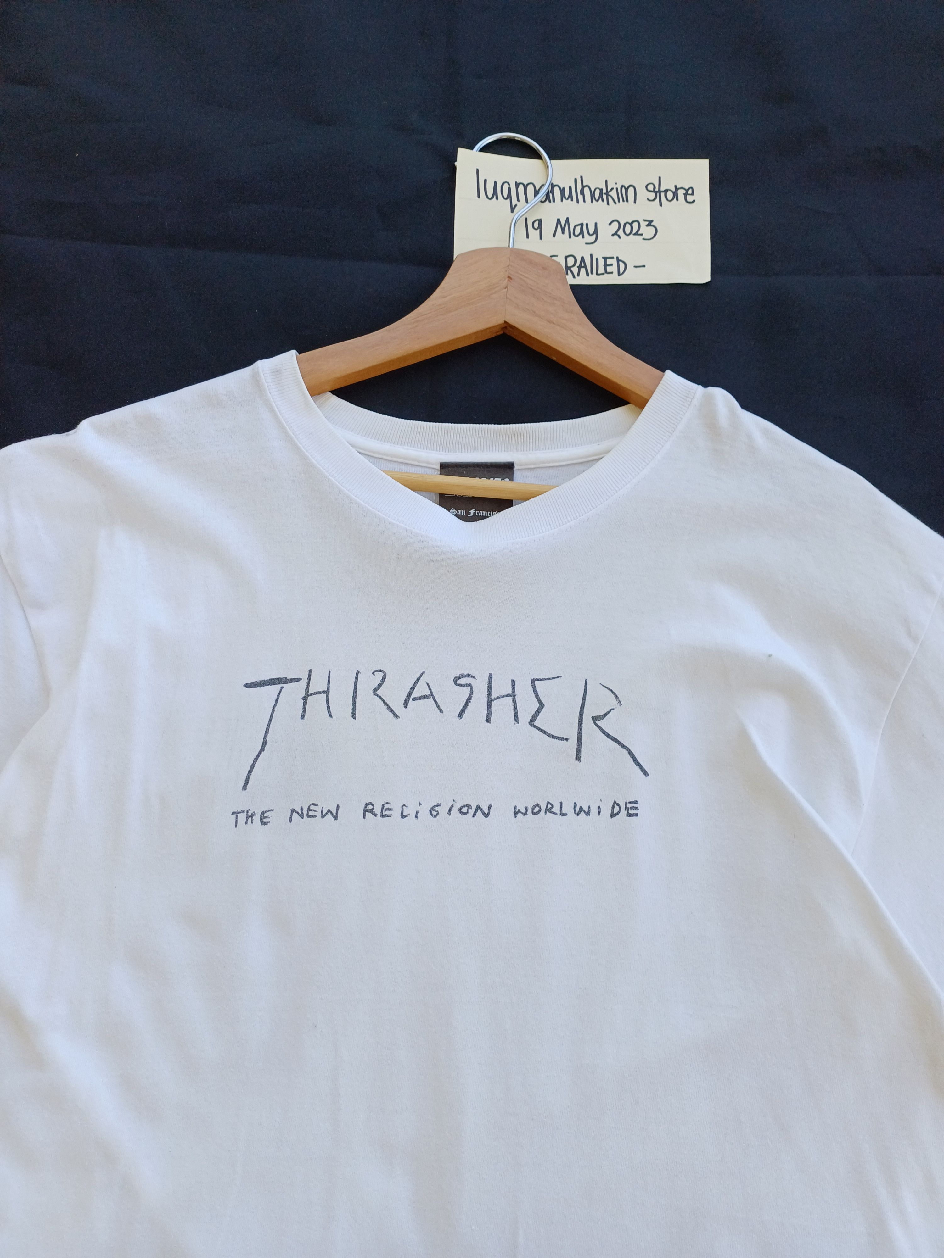 Thrasher Rare Thrasher Spellout Tshirt Size US L / EU 52-54 / 3 - 4 Thumbnail