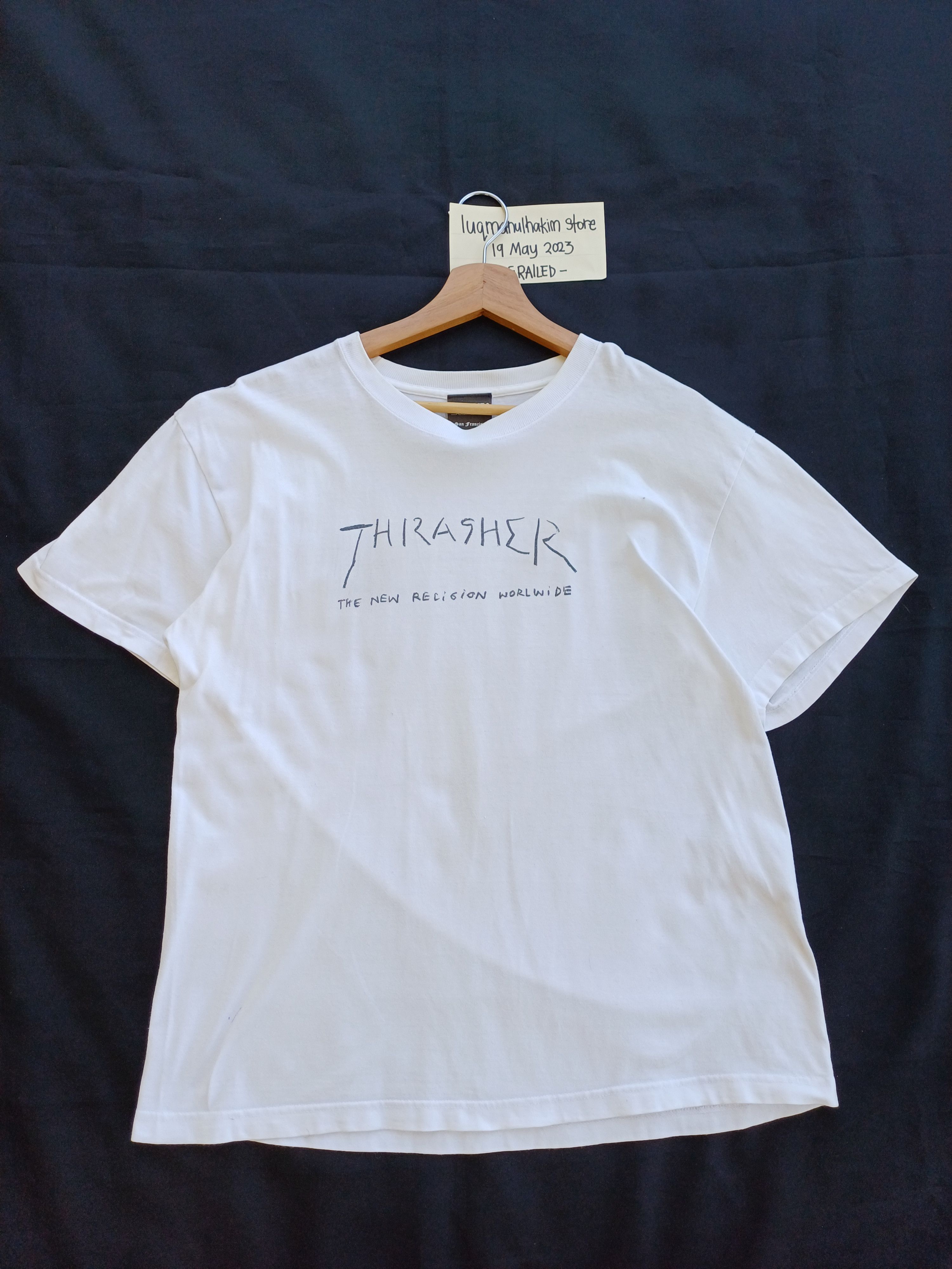 Thrasher Rare Thrasher Spellout Tshirt Size US L / EU 52-54 / 3 - 1 Thumbnail