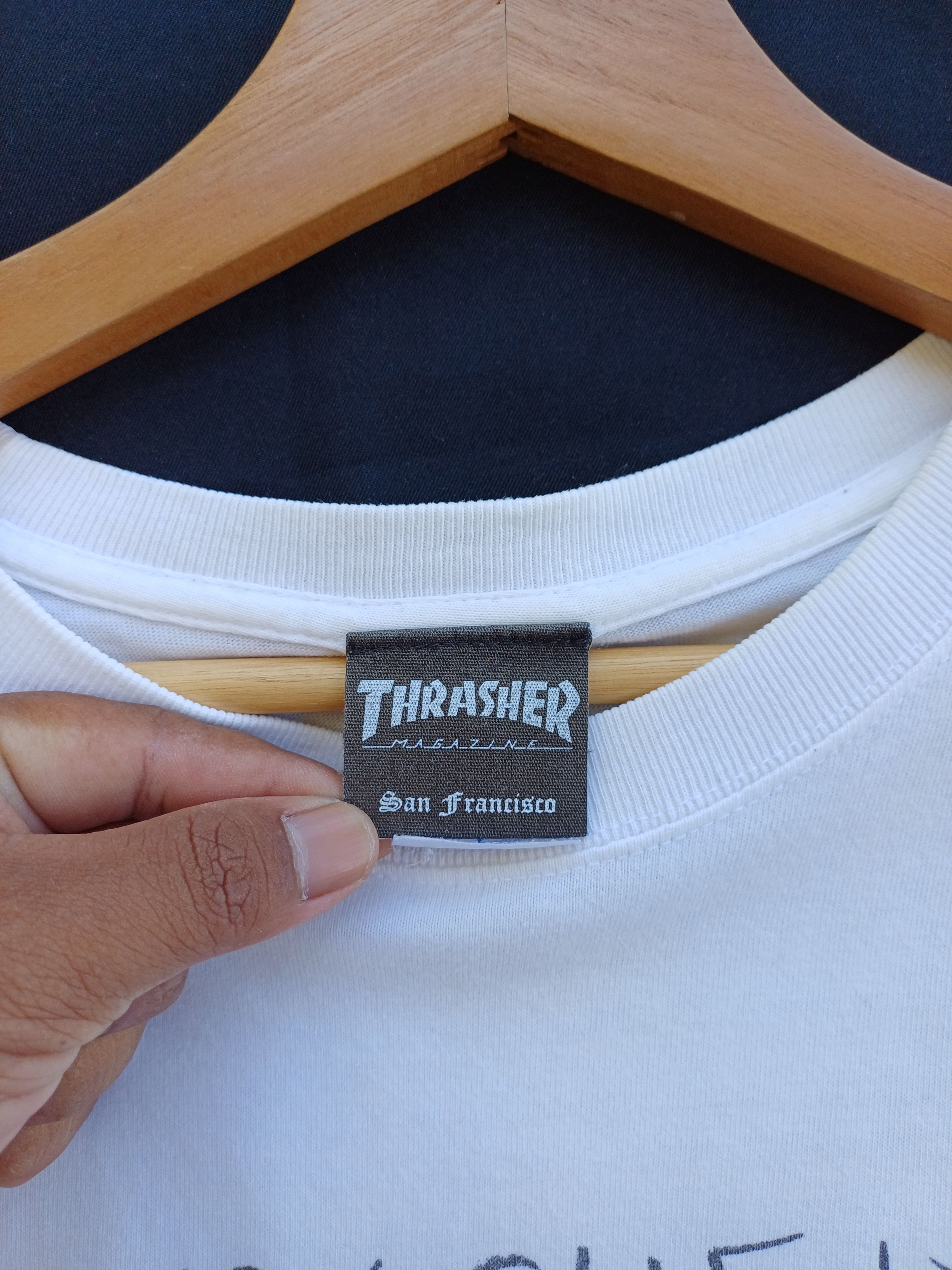 Thrasher Rare Thrasher Spellout Tshirt Size US L / EU 52-54 / 3 - 6 Thumbnail