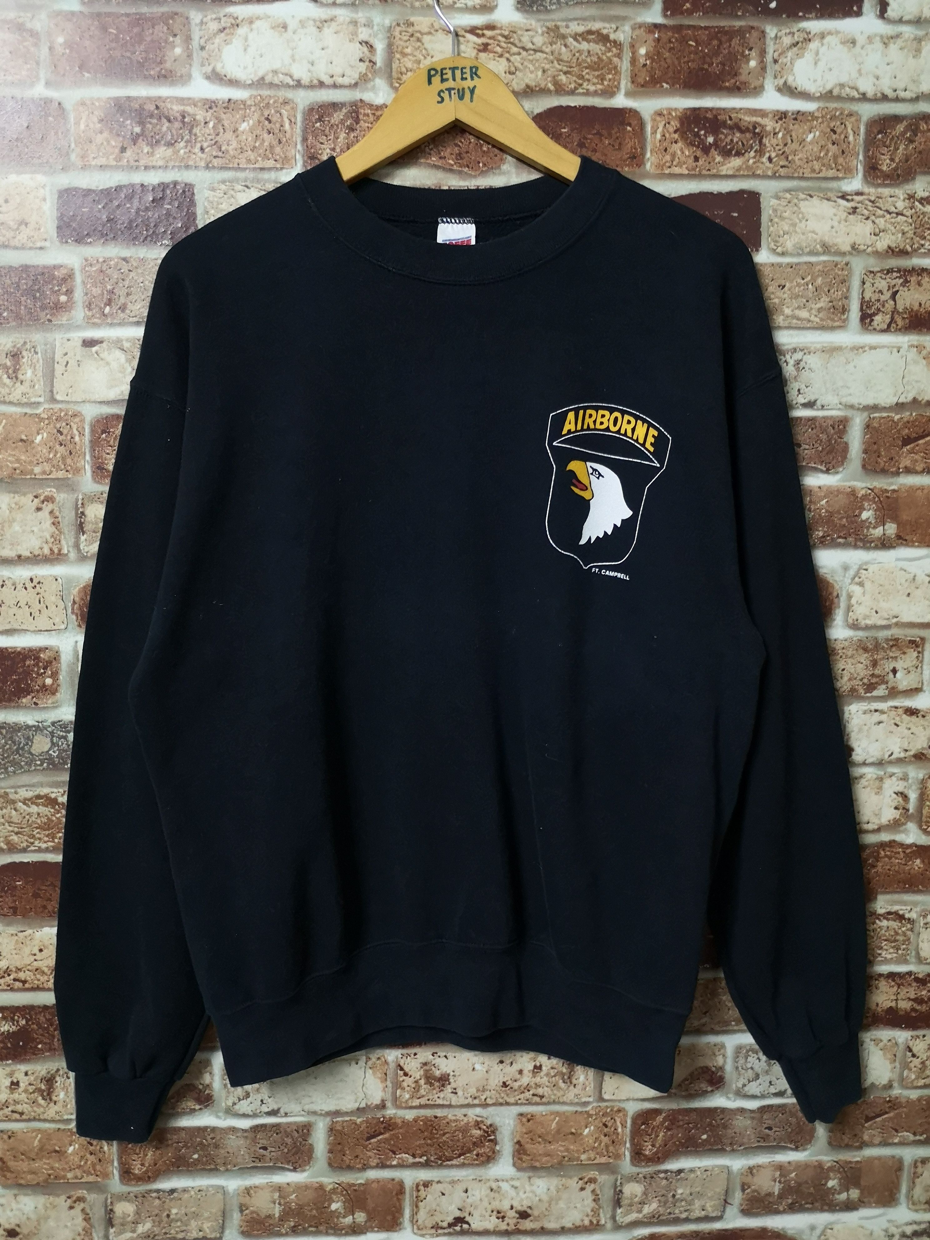 Vintage VINTAGE AIRBORNE SWEATSHIRT Size US M / EU 48-50 / 2 - 2 Thumbnail