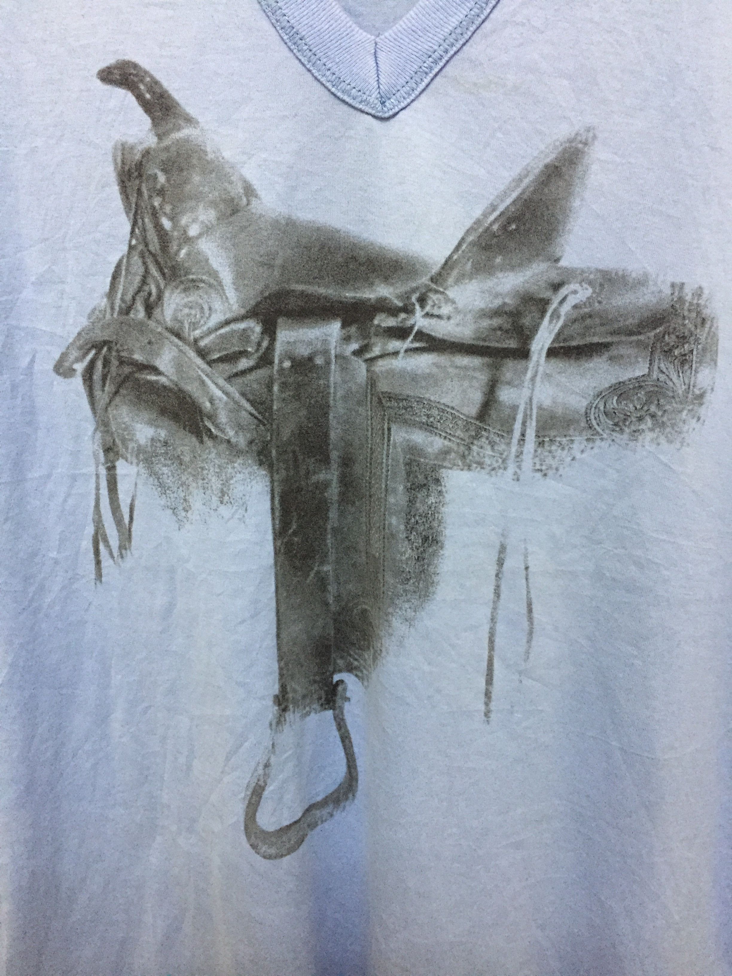 Dolce & Gabbana Trompe L'Oeil Horse Saddle Vintage Printing tee Size US M / EU 48-50 / 2 - 4 Thumbnail