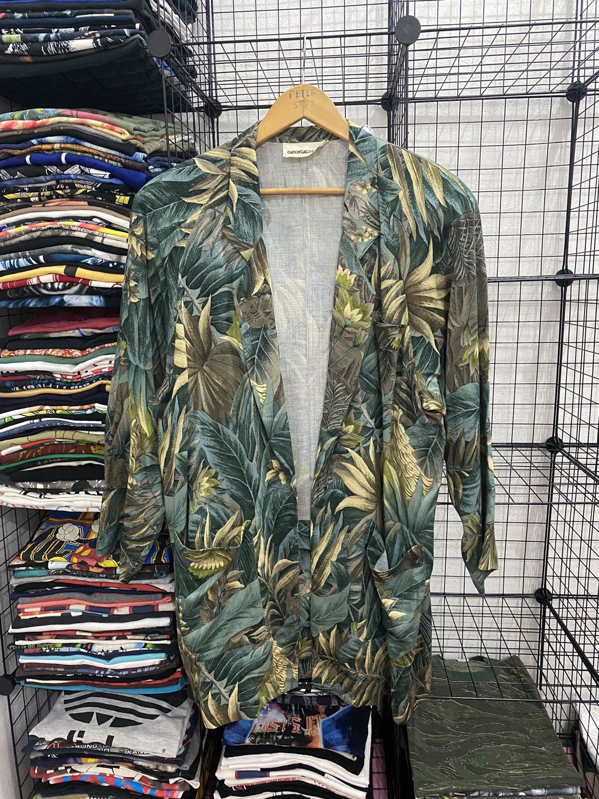 George × Japanese Brand GEORGES RICH JUNGLE DESIGN JACKET NICE DESIGN Size US L / EU 52-54 / 3 - 1 Thumbnail