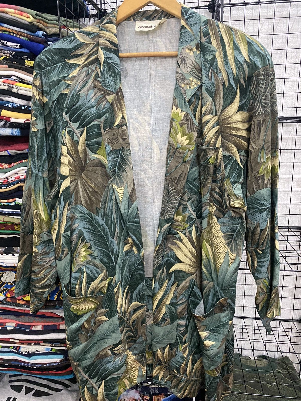 George × Japanese Brand GEORGES RICH JUNGLE DESIGN JACKET NICE DESIGN Size US L / EU 52-54 / 3 - 3 Thumbnail