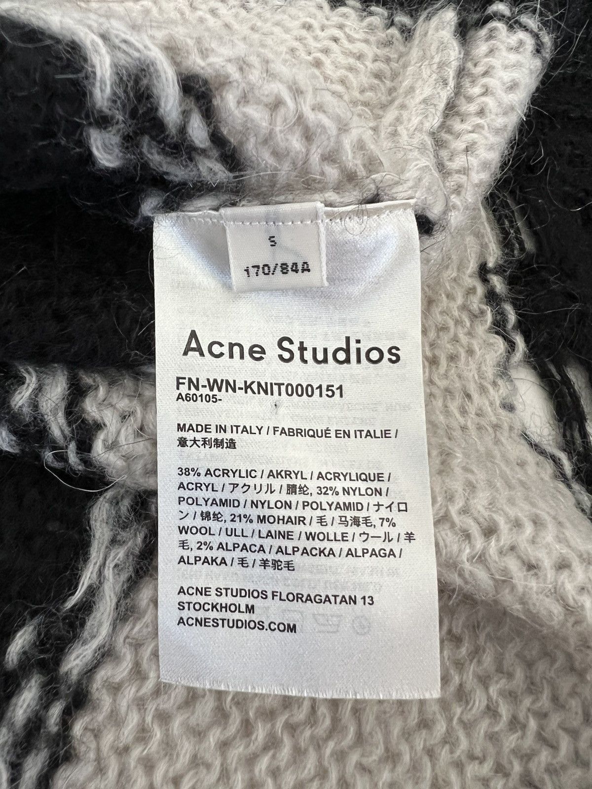 Acne Studios 🔥GRAIL🔥Acne Studios Mohair Distressed Stripped Sweater Size US S / EU 44-46 / 1 - 5 Thumbnail
