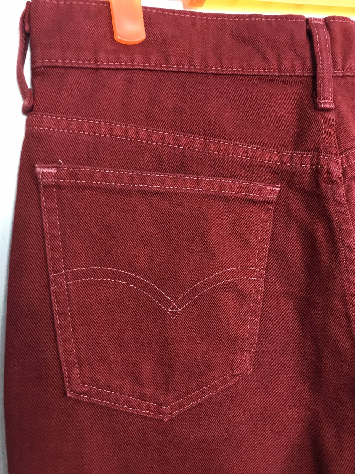 Levi's × Vintage Vintage Levi’s Denim Bootcut Red Colour Style Size US 30 / EU 46 - 13 Thumbnail
