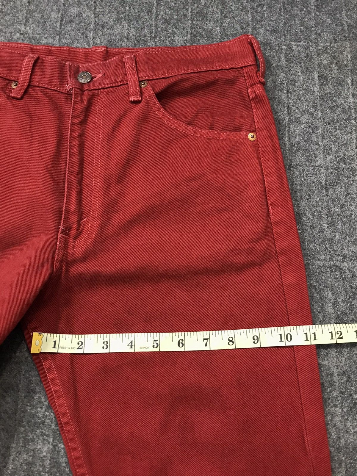 Levi's × Vintage Vintage Levi’s Denim Bootcut Red Colour Style Size US 30 / EU 46 - 19 Thumbnail