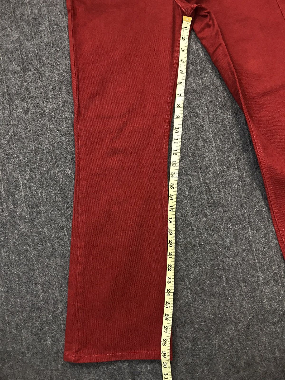 Levi's × Vintage Vintage Levi’s Denim Bootcut Red Colour Style Size US 30 / EU 46 - 22 Thumbnail