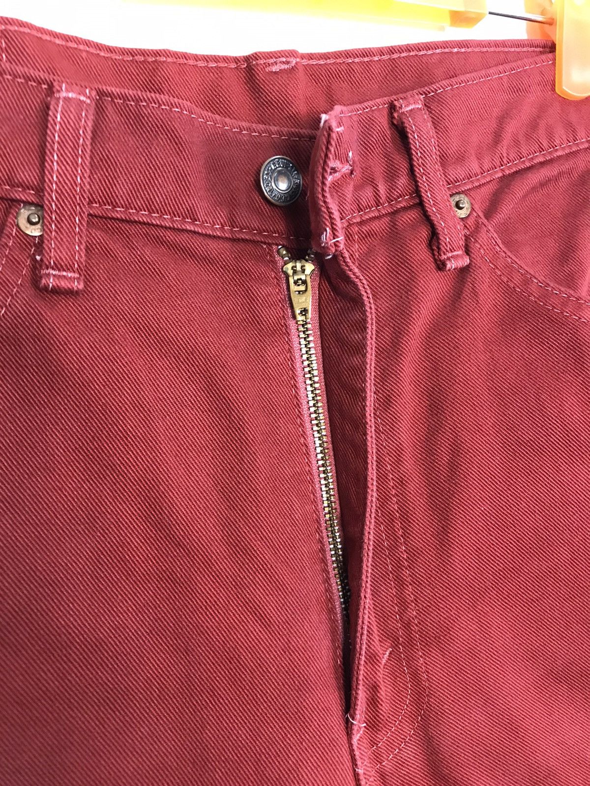 Levi's × Vintage Vintage Levi’s Denim Bootcut Red Colour Style Size US 30 / EU 46 - 9 Thumbnail