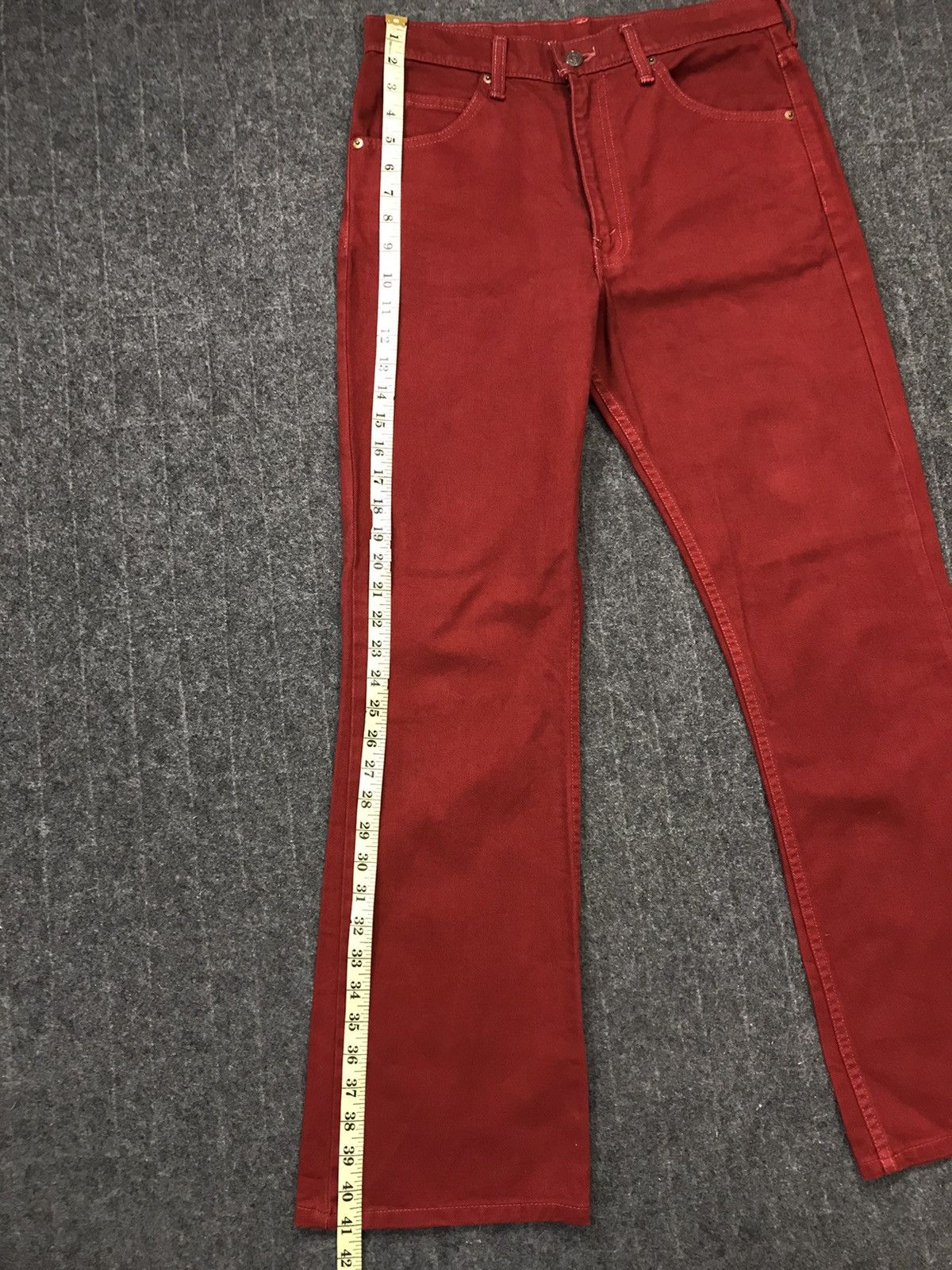 Levi's × Vintage Vintage Levi’s Denim Bootcut Red Colour Style Size US 30 / EU 46 - 21 Thumbnail