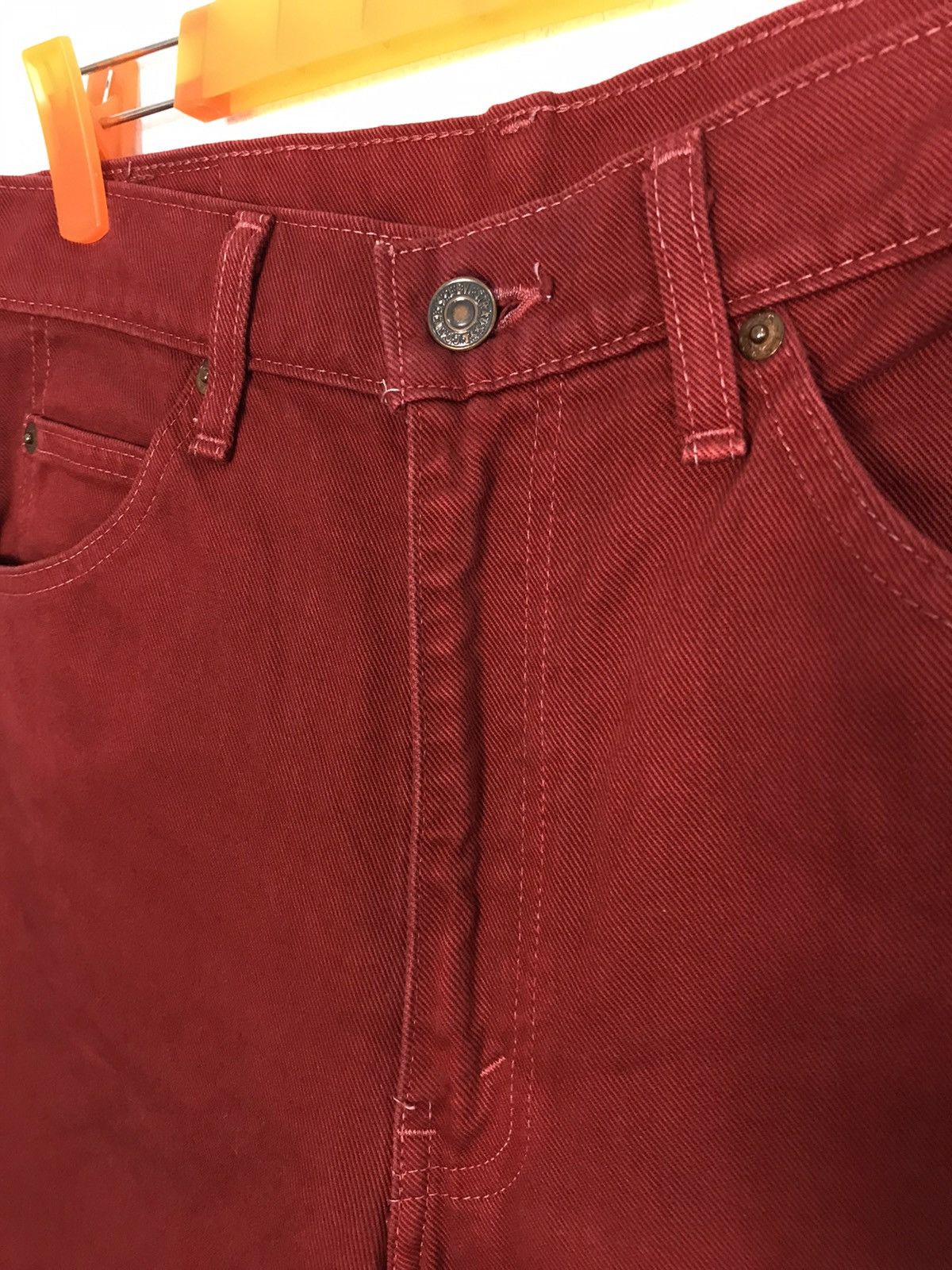 Levi's × Vintage Vintage Levi’s Denim Bootcut Red Colour Style Size US 30 / EU 46 - 6 Thumbnail