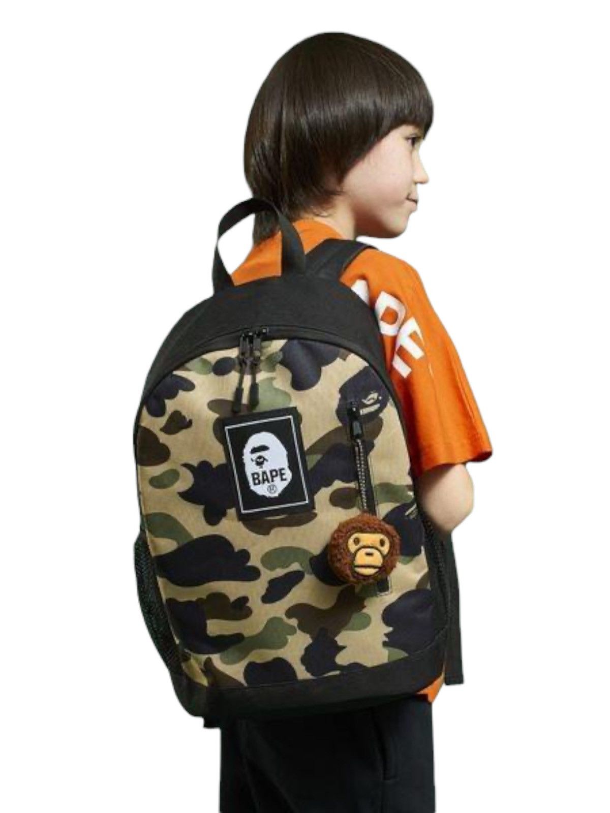 Bape OG Bape Kids SS22 Camo Backpack Size ONE SIZE - 2 Thumbnail