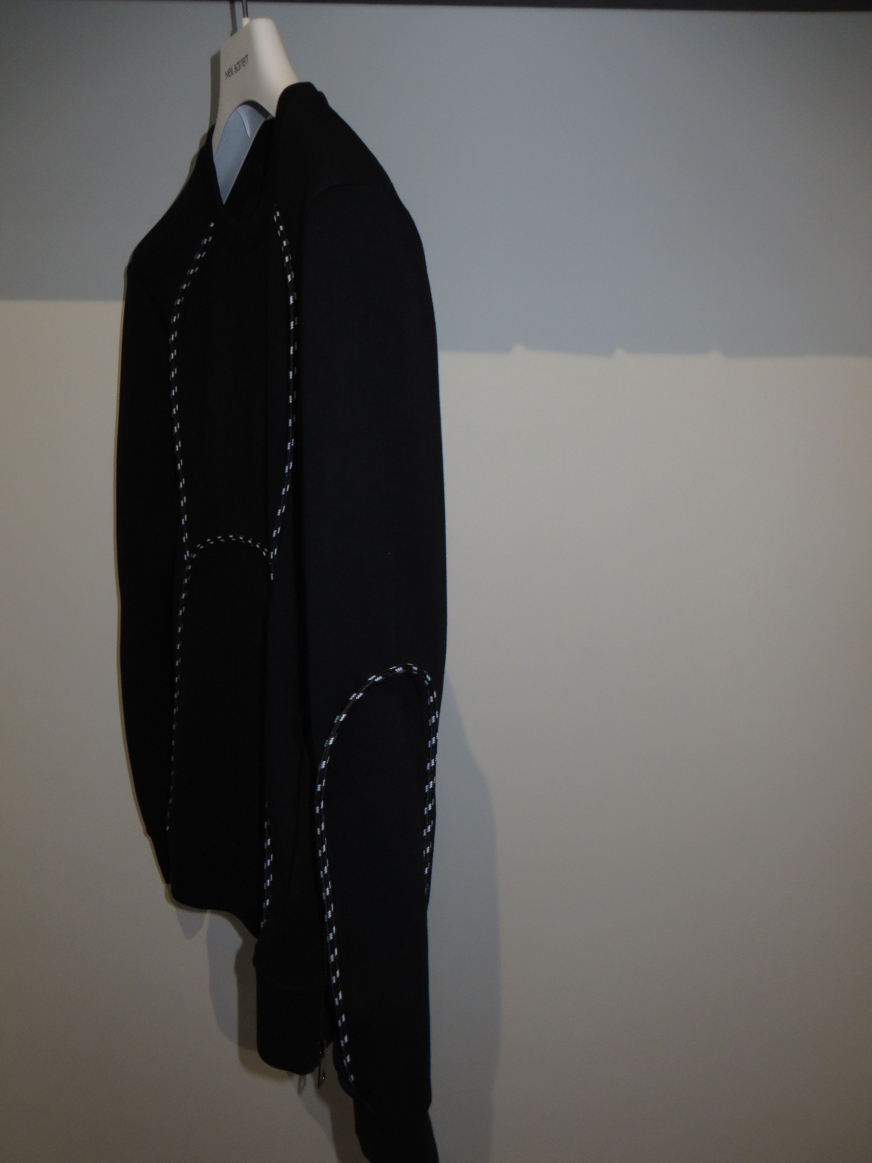 Neil Barrett Contrast detail stretch-jersey sweatshirt Size US L / EU 52-54 / 3 - 8 Thumbnail