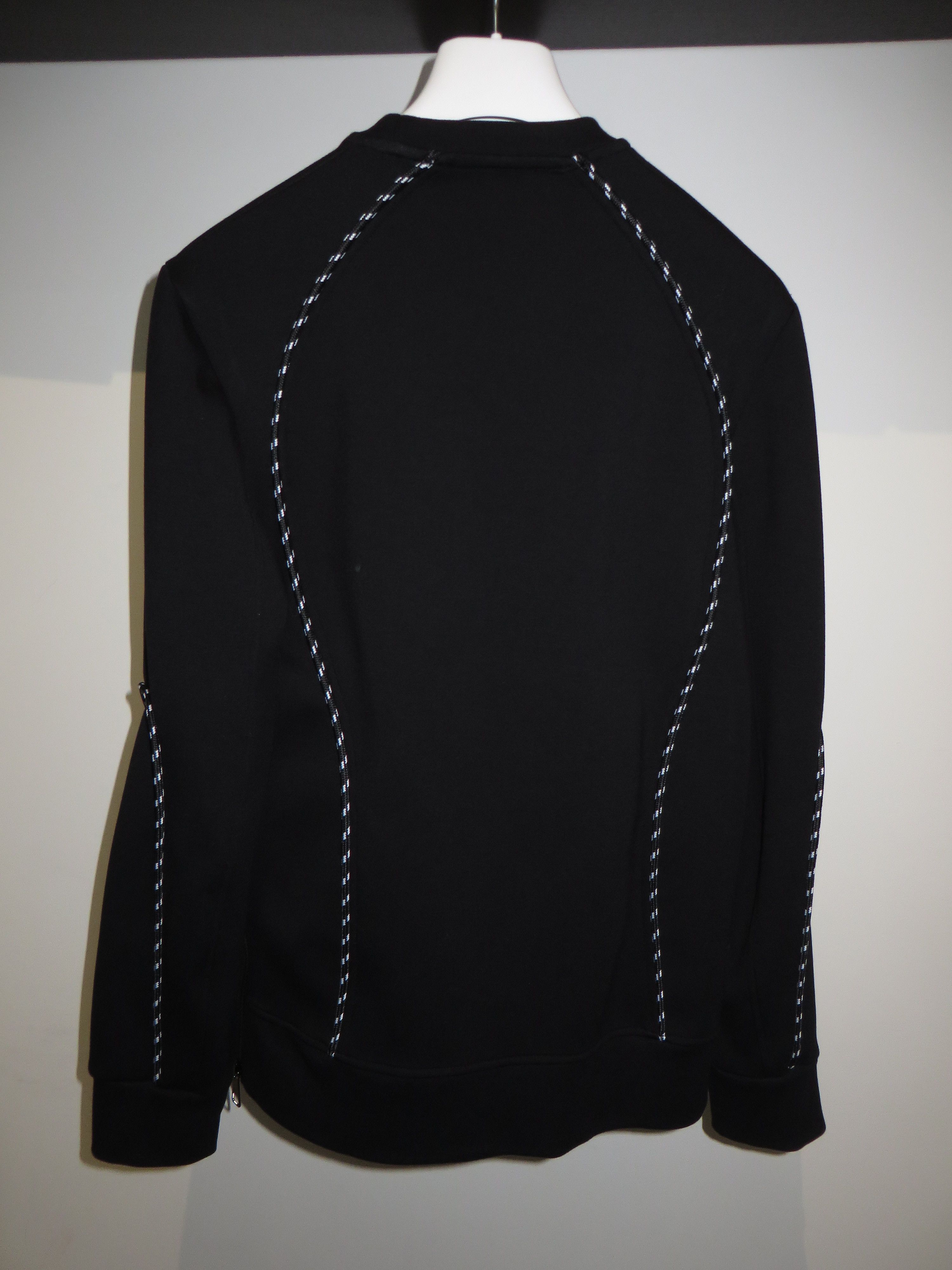 Neil Barrett Contrast detail stretch-jersey sweatshirt Size US L / EU 52-54 / 3 - 11 Thumbnail