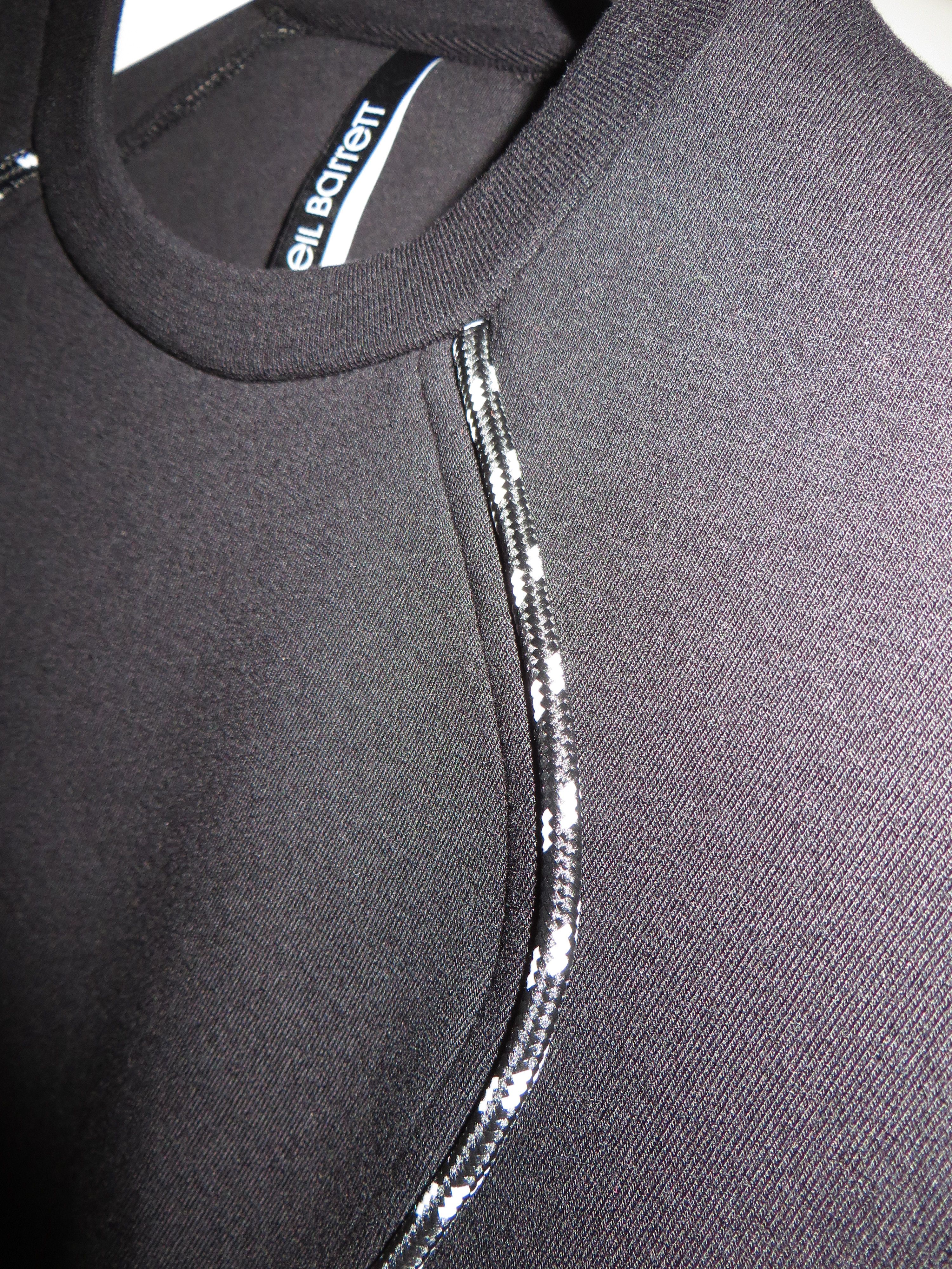 Neil Barrett Contrast detail stretch-jersey sweatshirt Size US L / EU 52-54 / 3 - 3 Thumbnail