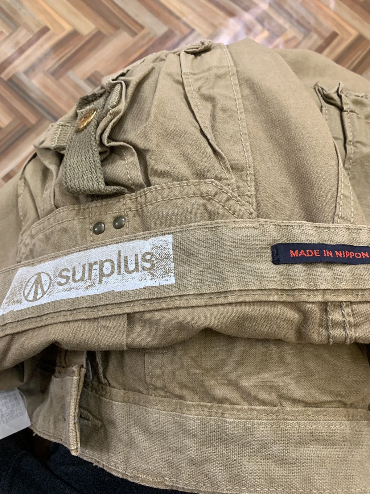 If Six Was Nine SURPLUS JAPANESE BRANDED CARGO PANTS MULTIPOCKET BROWN STYLE Size US 31 - 17 Thumbnail
