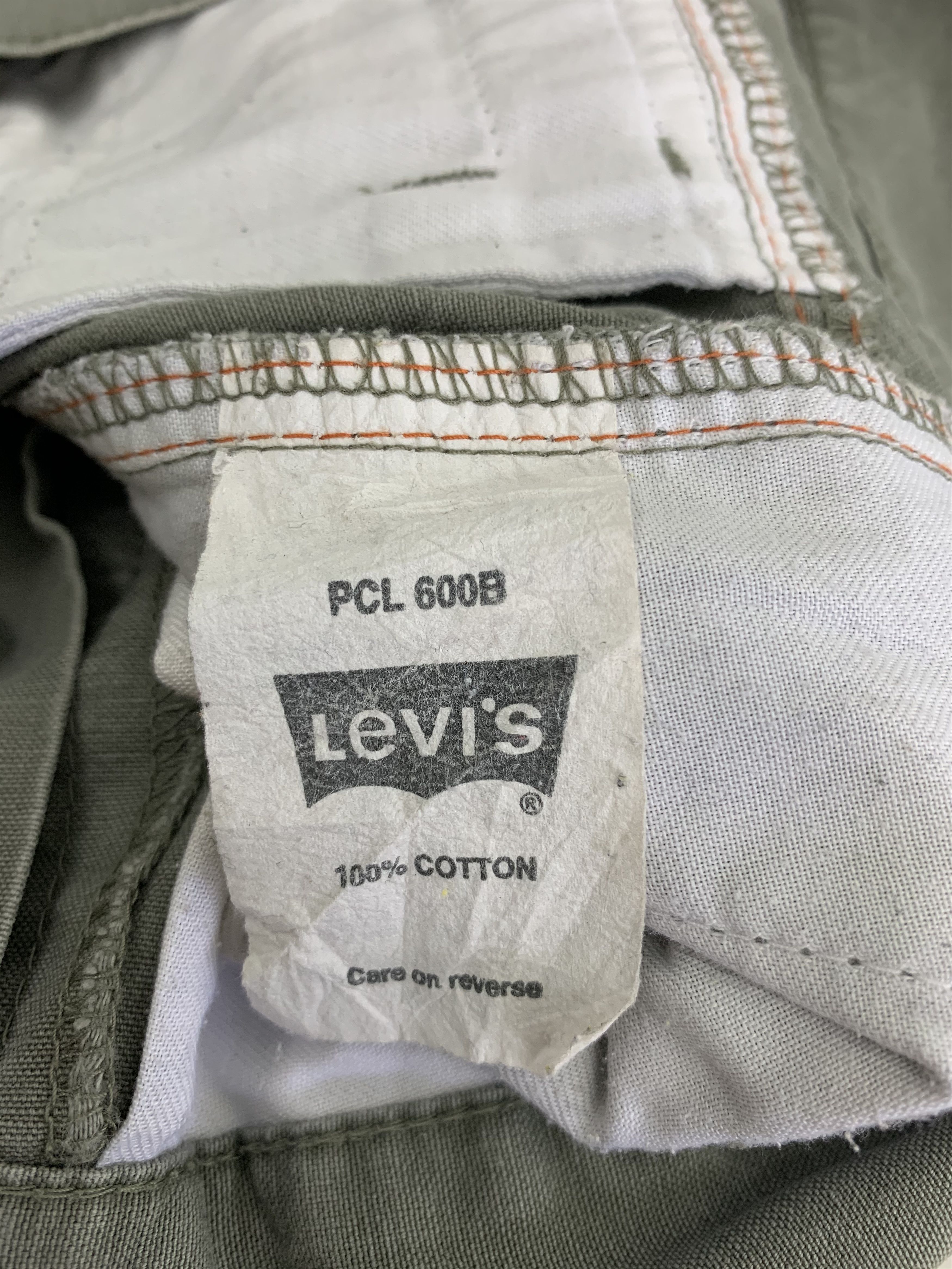 Levi's Levis Cargo Pants Multipocket Japanese Branded Two Step Size US 31 - 22 Thumbnail