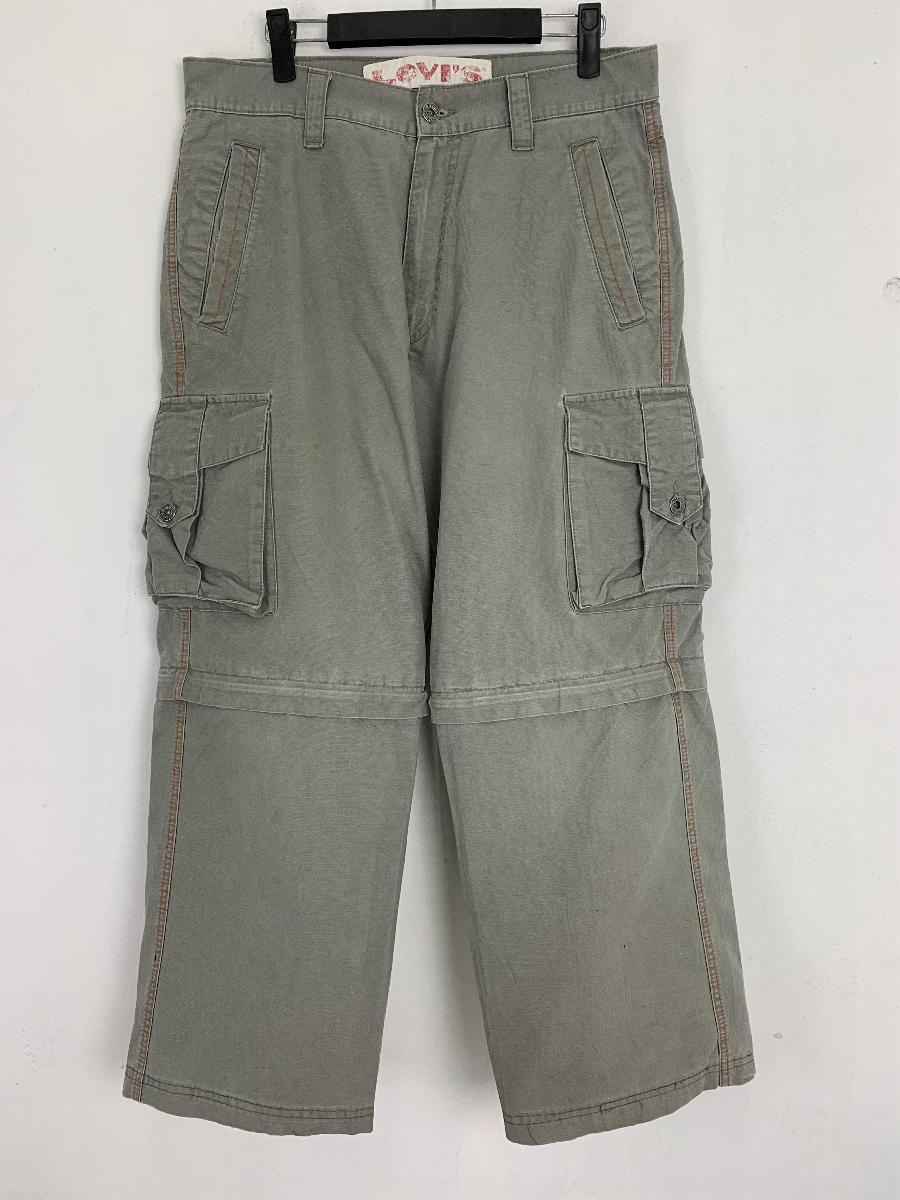 Levi's Levis Cargo Pants Multipocket Japanese Branded Two Step Size US 31 - 1 Thumbnail