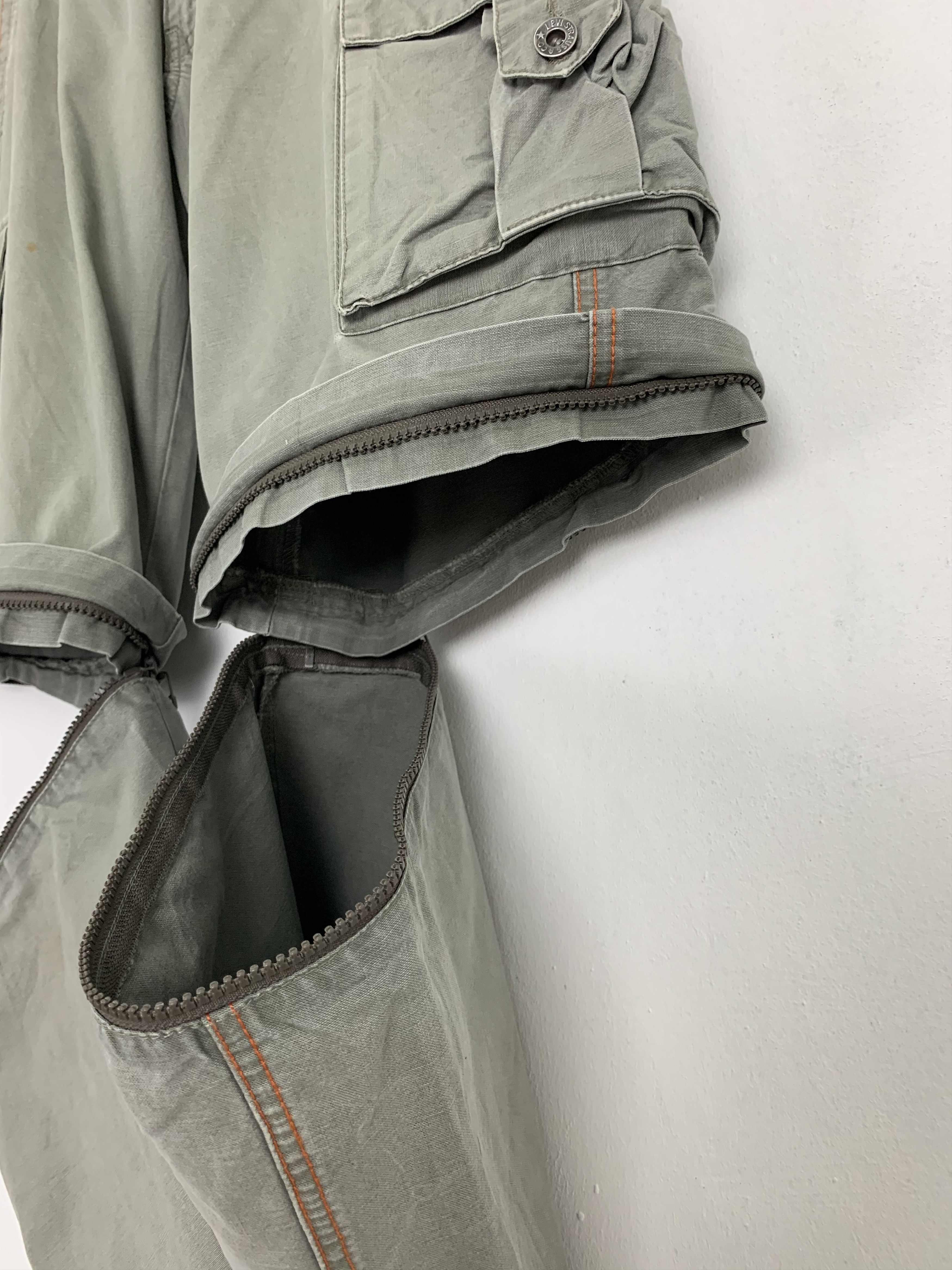 Levi's Levis Cargo Pants Multipocket Japanese Branded Two Step Size US 31 - 12 Thumbnail