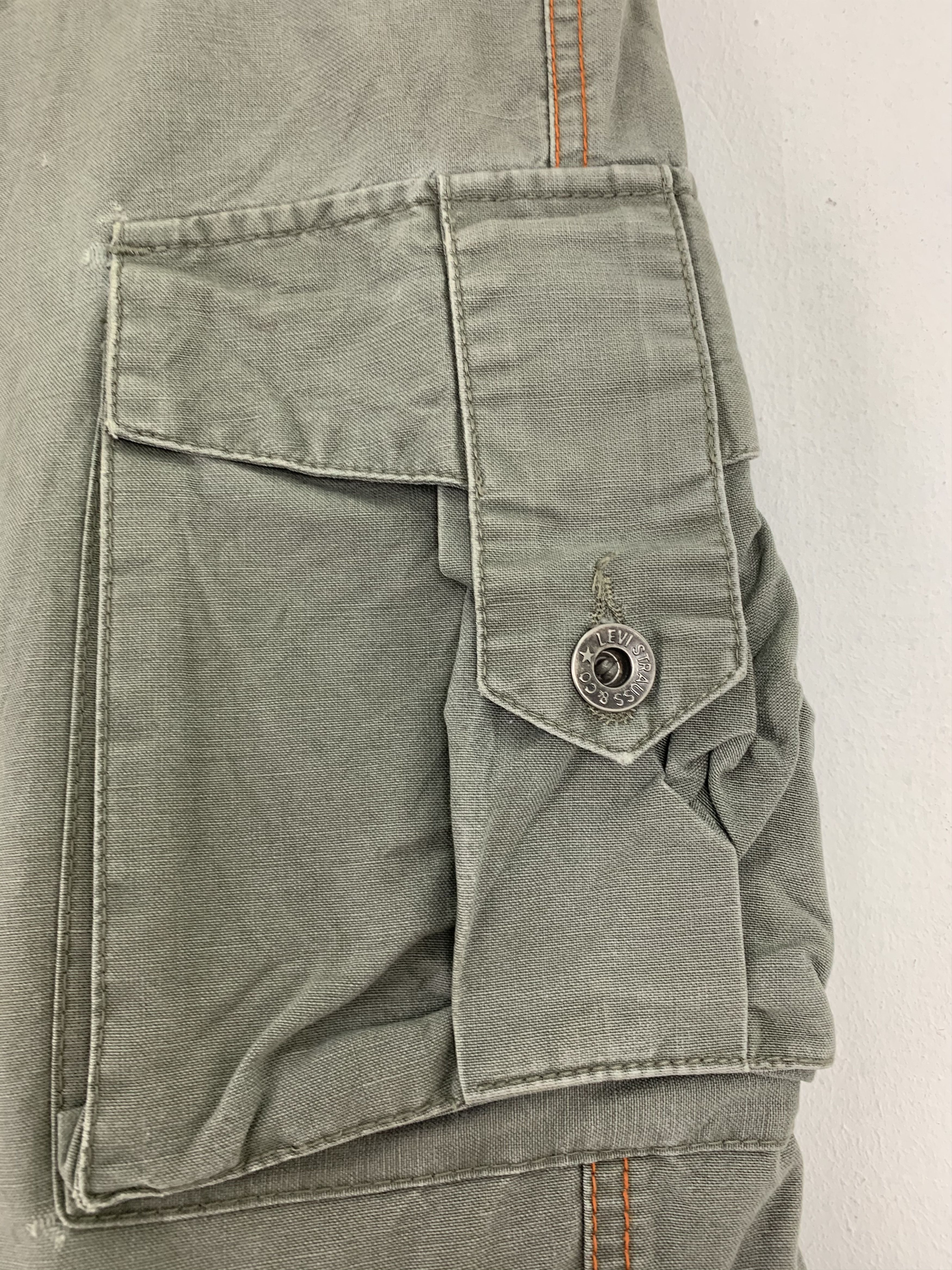 Levi's Levis Cargo Pants Multipocket Japanese Branded Two Step Size US 31 - 5 Thumbnail