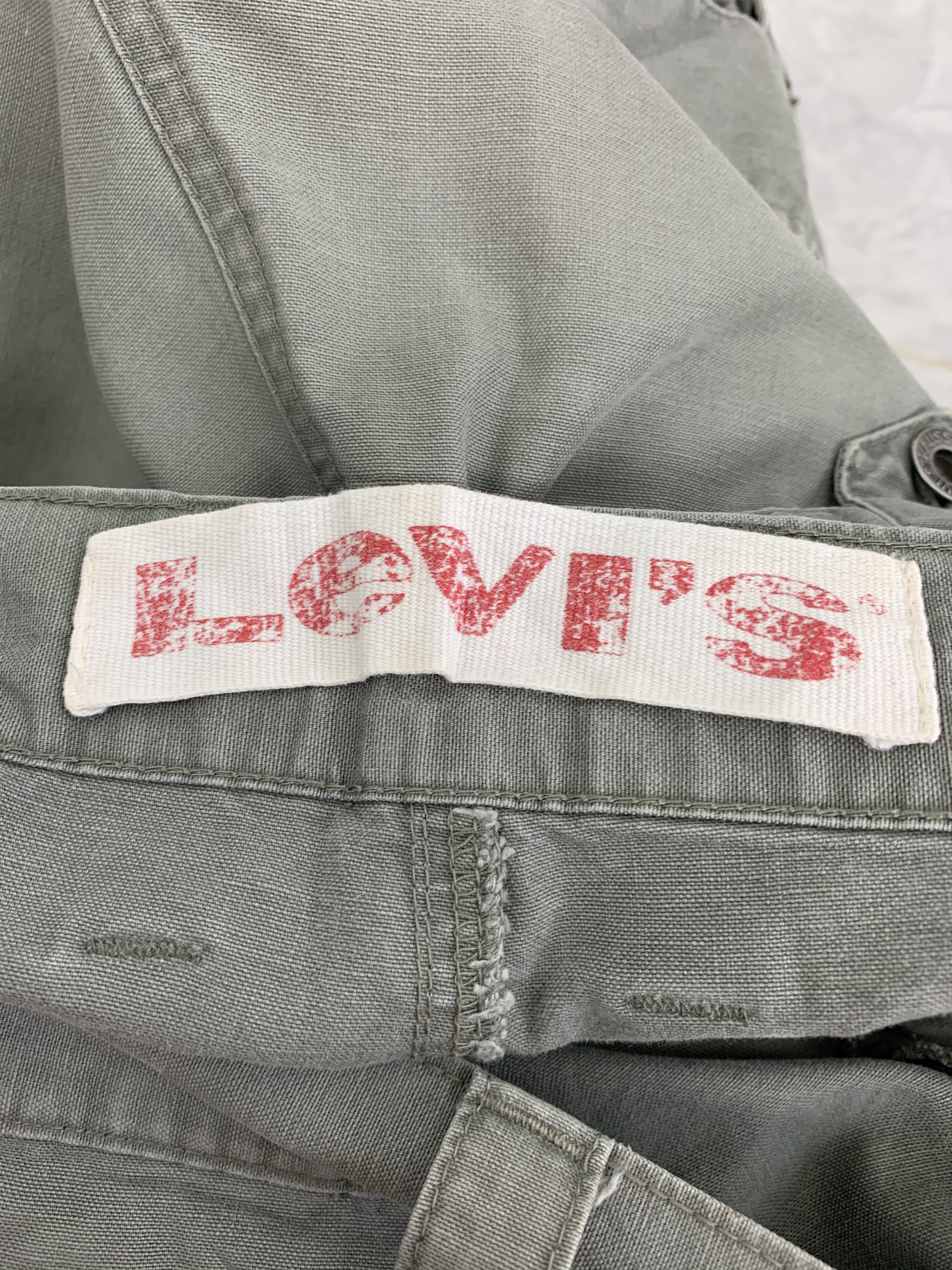 Levi's Levis Cargo Pants Multipocket Japanese Branded Two Step Size US 31 - 25 Thumbnail