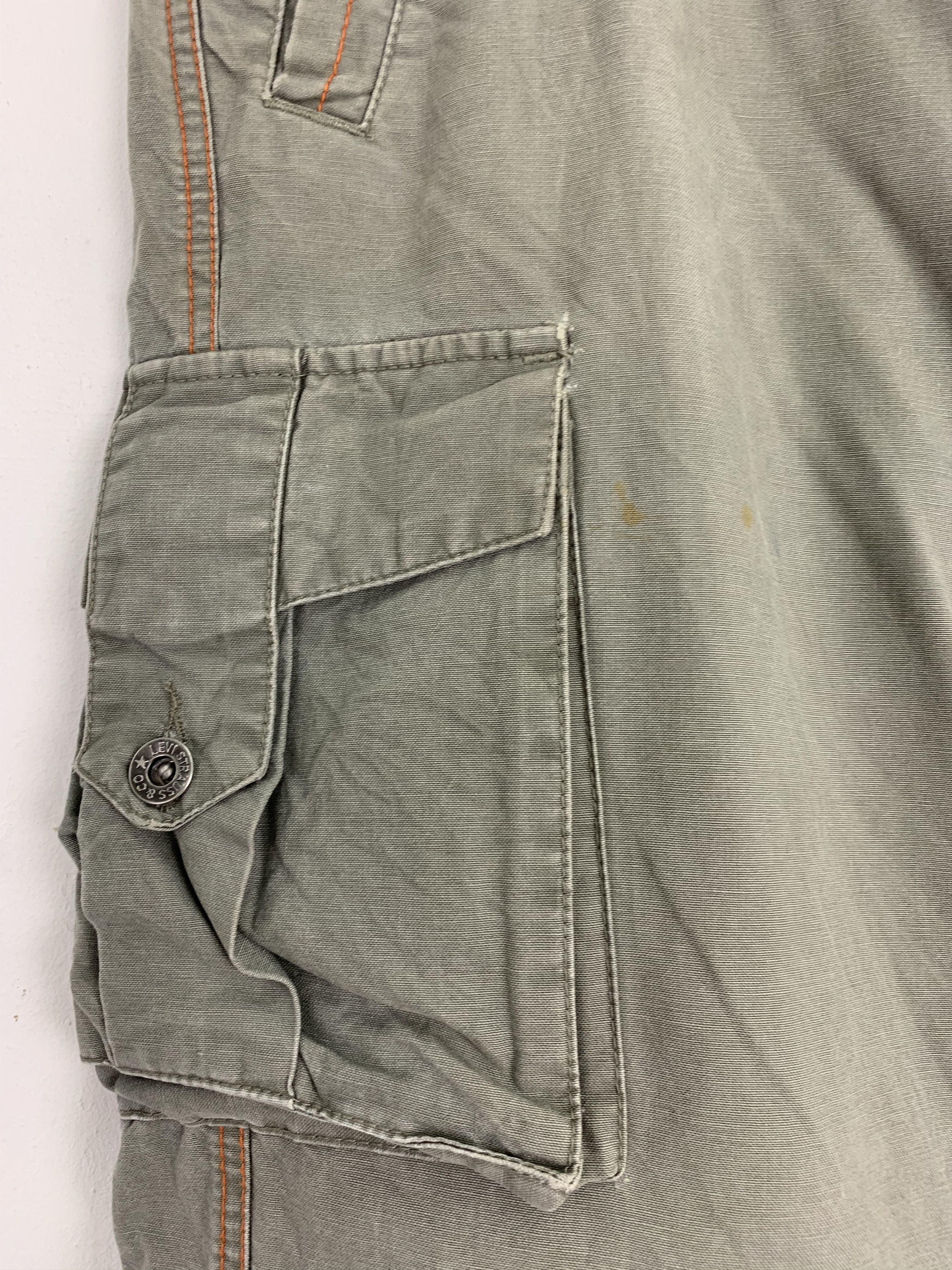 Levi's Levis Cargo Pants Multipocket Japanese Branded Two Step Size US 31 - 6 Thumbnail