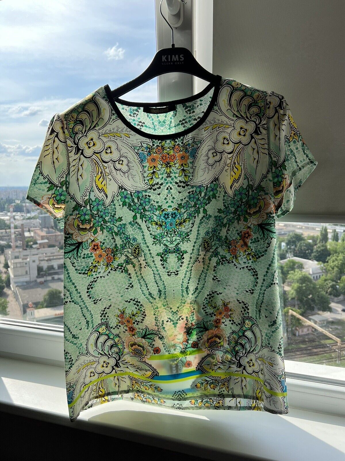 Roberto Cavalli Roberto Cavalli Silk T-shirt Size 44 Size M / US 6-8 / IT 42-44 - 3 Thumbnail