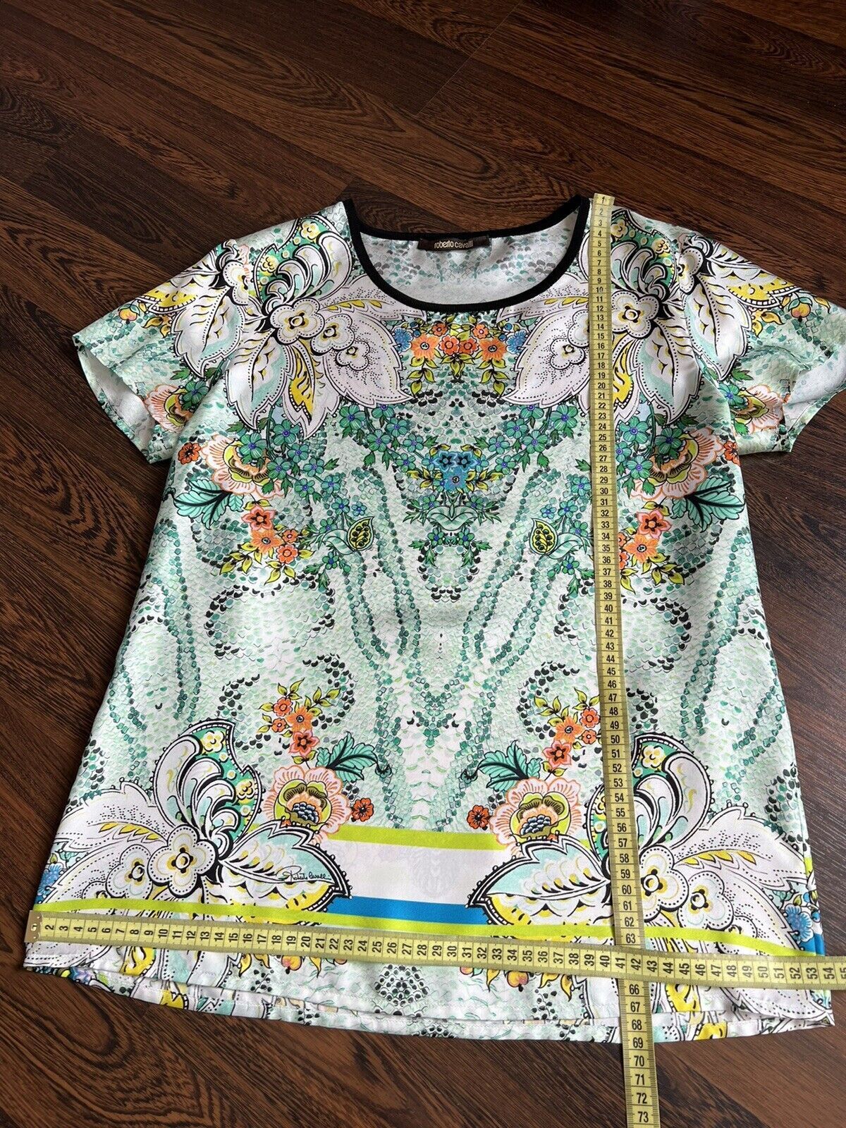 Roberto Cavalli Roberto Cavalli Silk T-shirt Size 44 Size M / US 6-8 / IT 42-44 - 9 Thumbnail