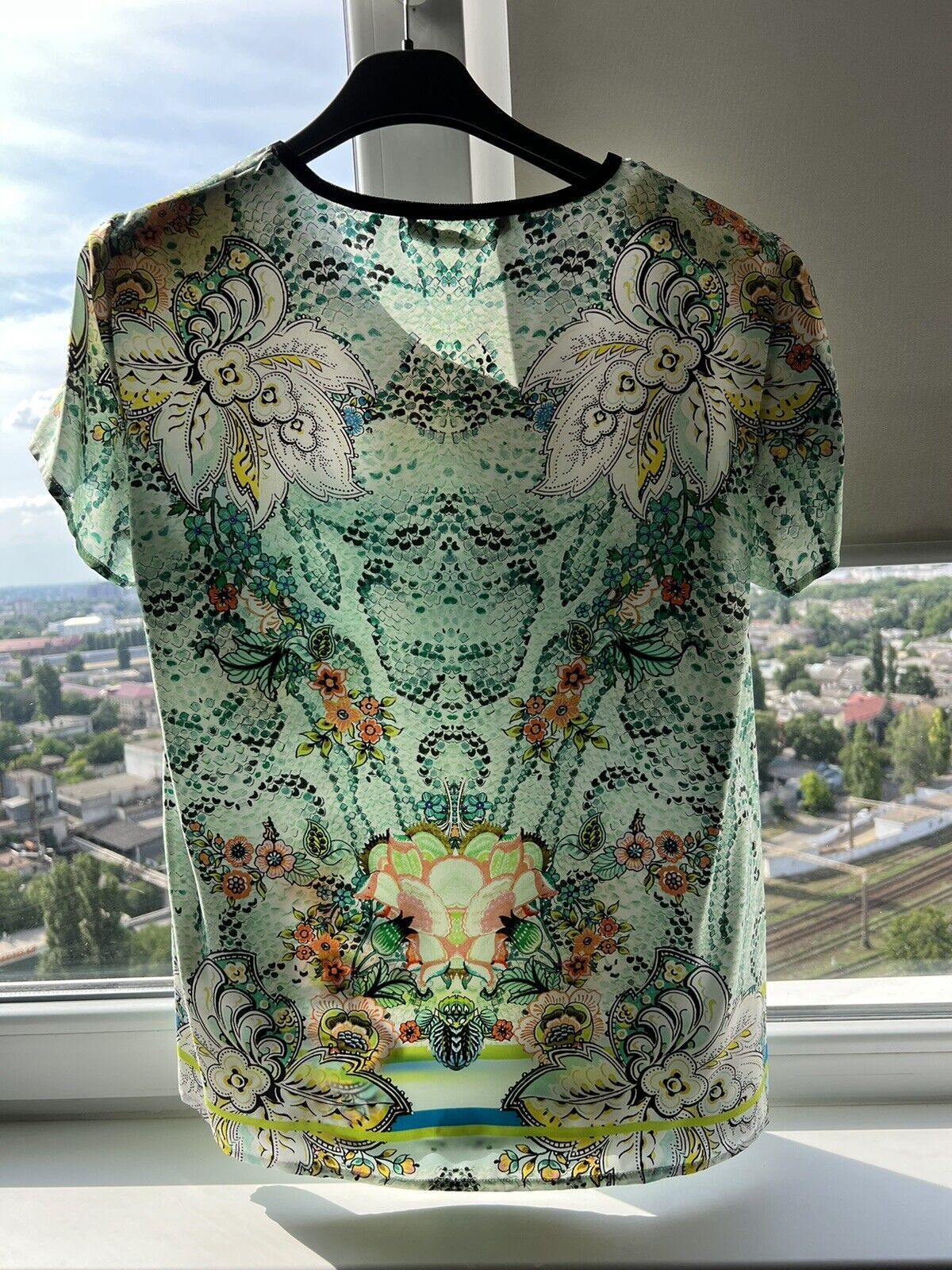 Roberto Cavalli Roberto Cavalli Silk T-shirt Size 44 Size M / US 6-8 / IT 42-44 - 4 Thumbnail