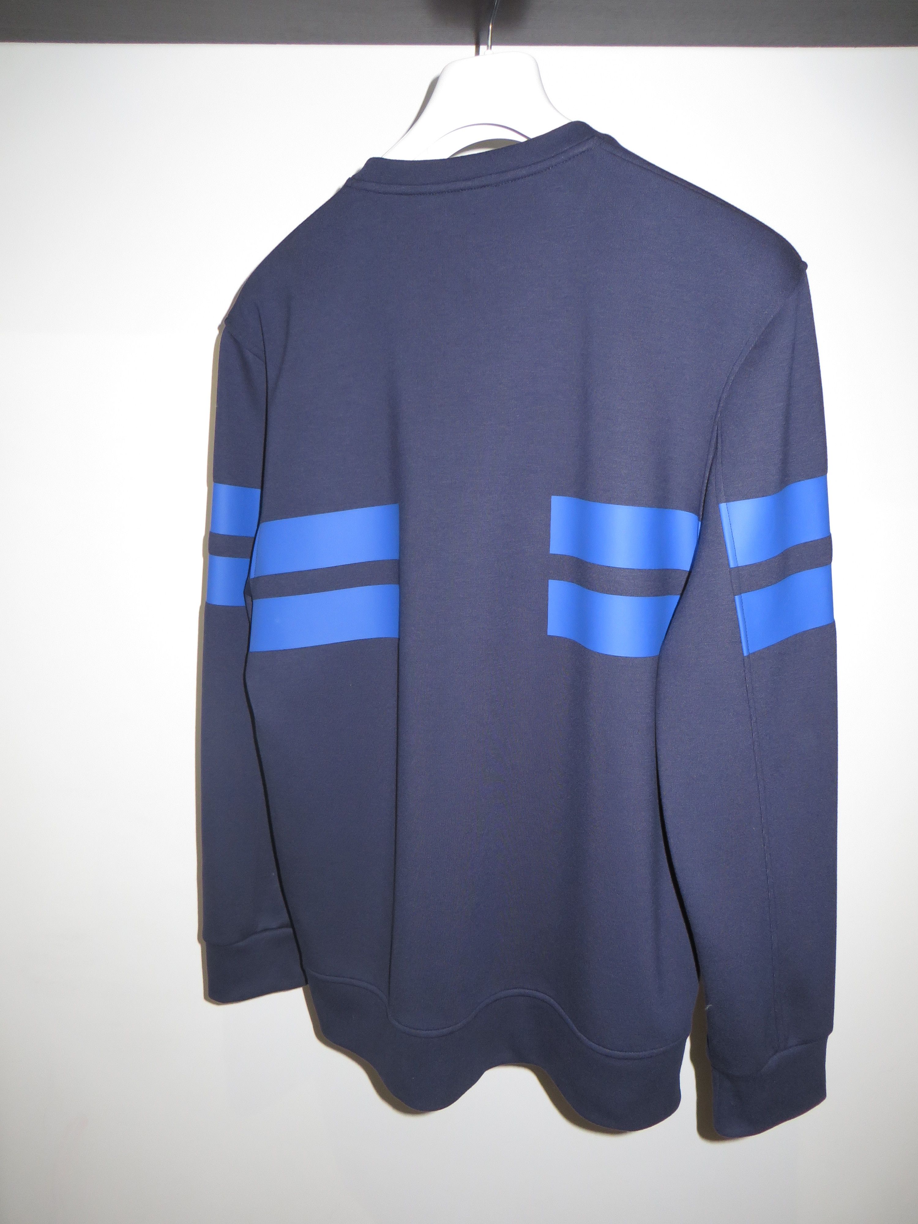 Neil Barrett Blue bands sweatshirt Size US L / EU 52-54 / 3 - 6 Thumbnail
