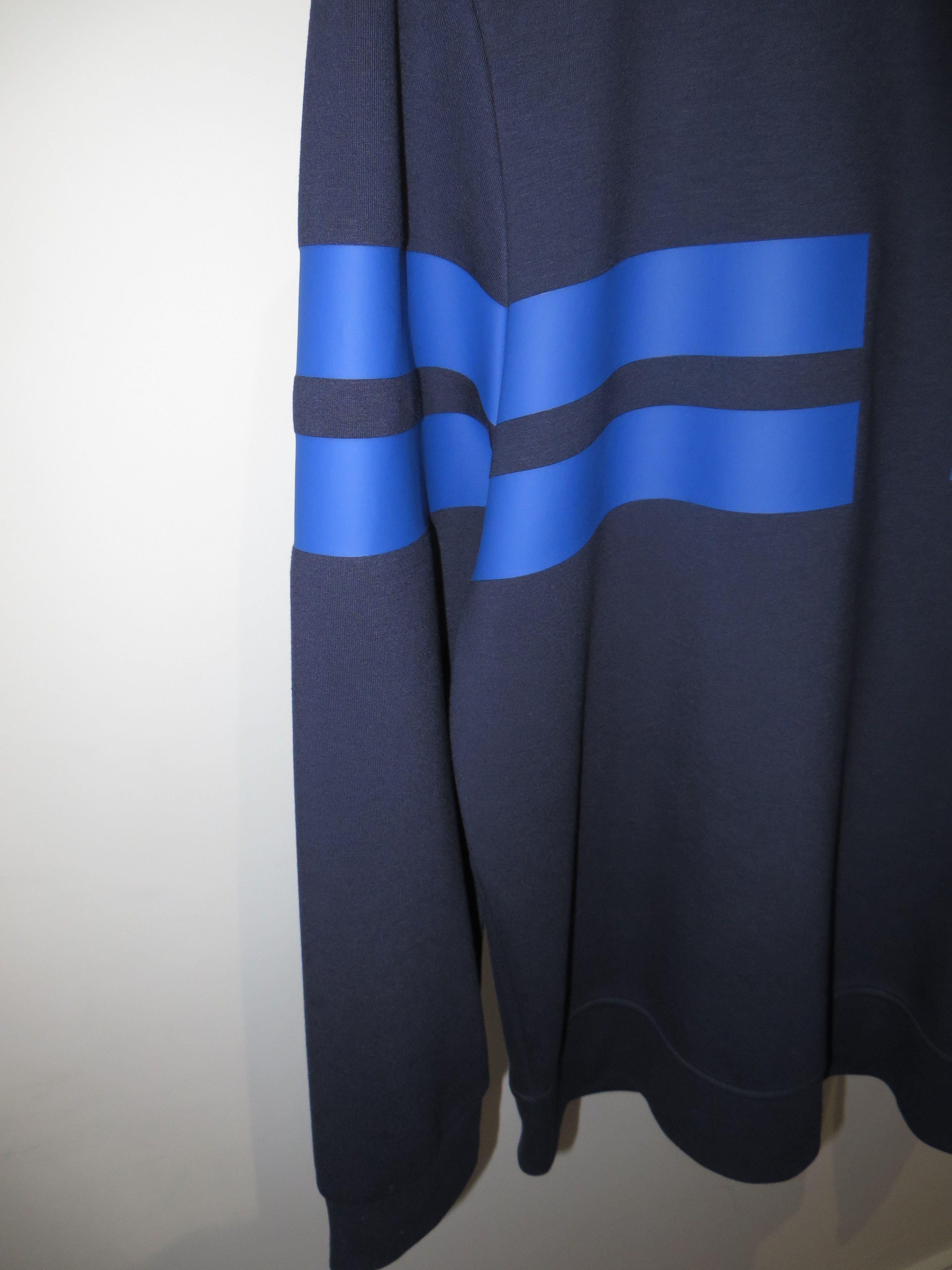Neil Barrett Blue bands sweatshirt Size US L / EU 52-54 / 3 - 5 Thumbnail